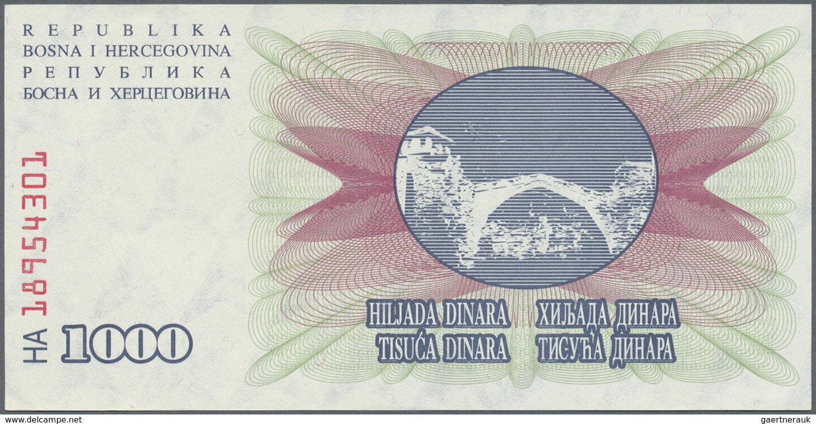 Bosnia & Herzegovina / Bosnien & Herzegovina: 1992/1993 (ca.), Ex Pick 1-150, Quantity Lot With 1953 - Bosnia Erzegovina