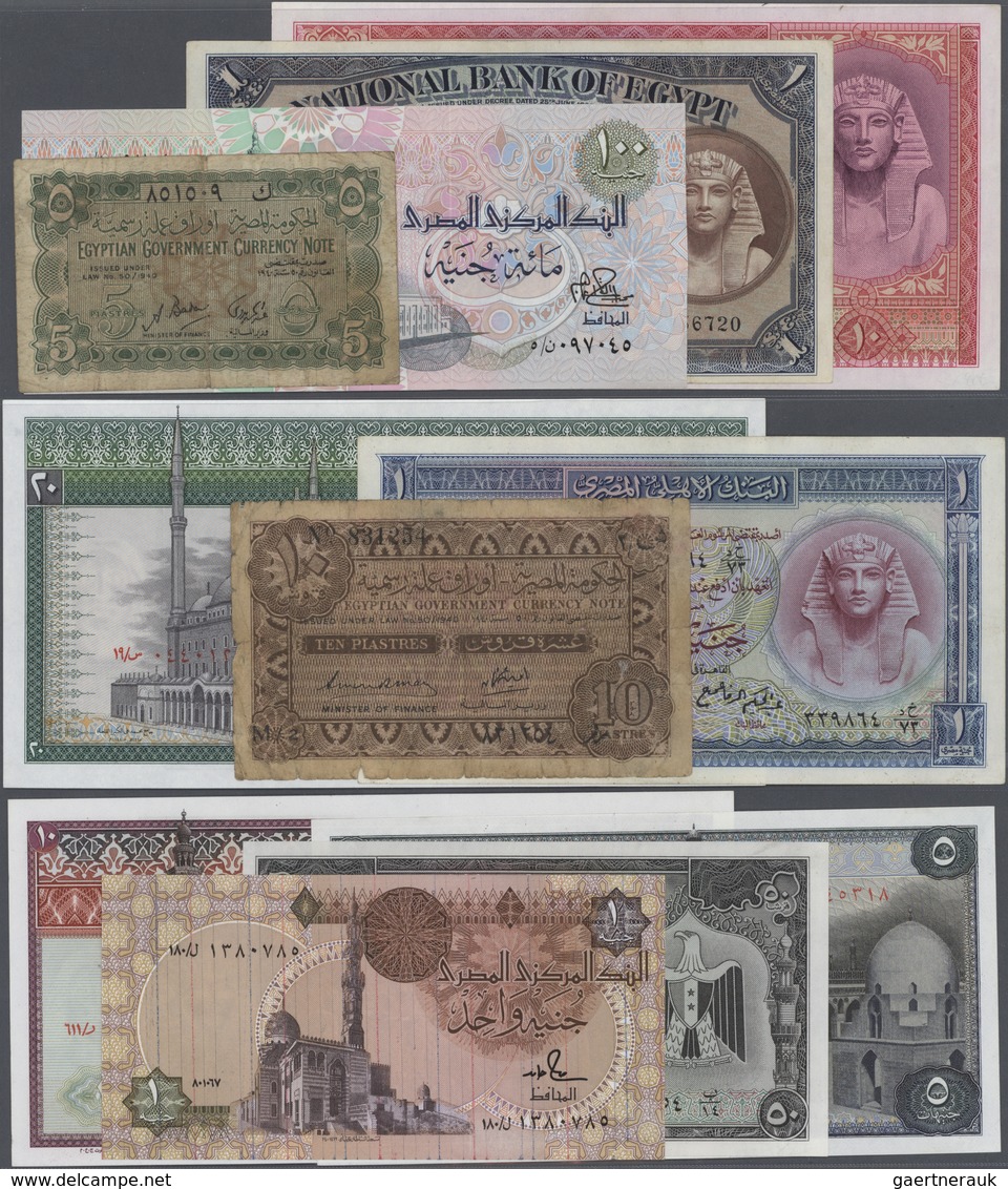 Egypt / Ägypten: Large Dealers Lot Of About 850 Banknotes Containing The Following Pick Numbers In D - Egypte