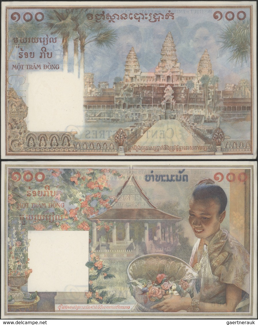 French Indochina / Französisch Indochina: Rare Official Presentation Booklet From The "Institut D'Em - Indochina