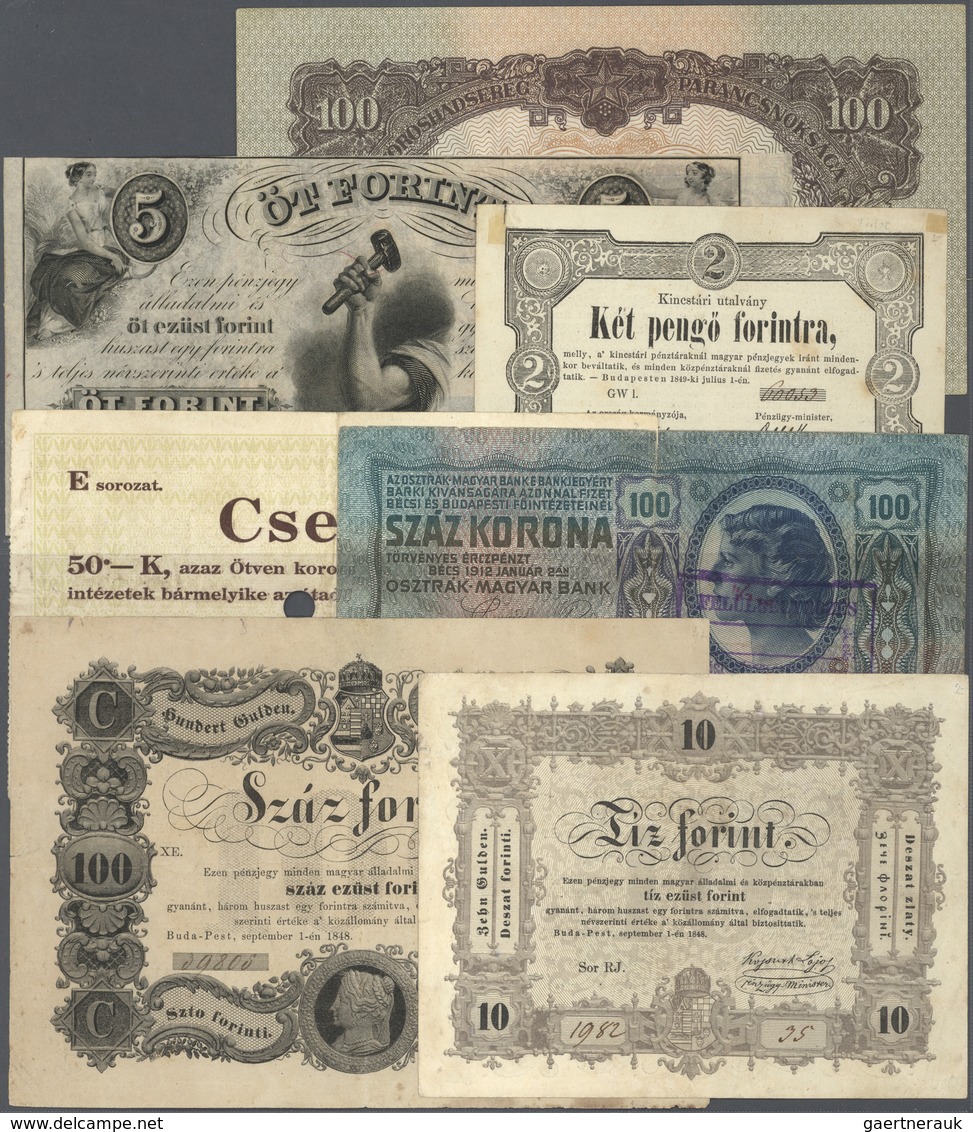 Hungary / Ungarn: Large Lot Of About 650 Pcs Plus About 175 Pcs Notgeld And Regional Money Containin - Ungheria