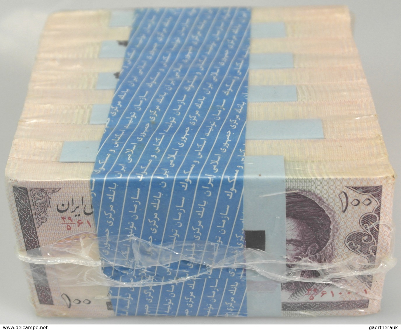 Iran: Complete Original Brick Of 1000 Banknotes 100 Rials ND P. 140, All Notes In Condition: UNC. (1 - Iran