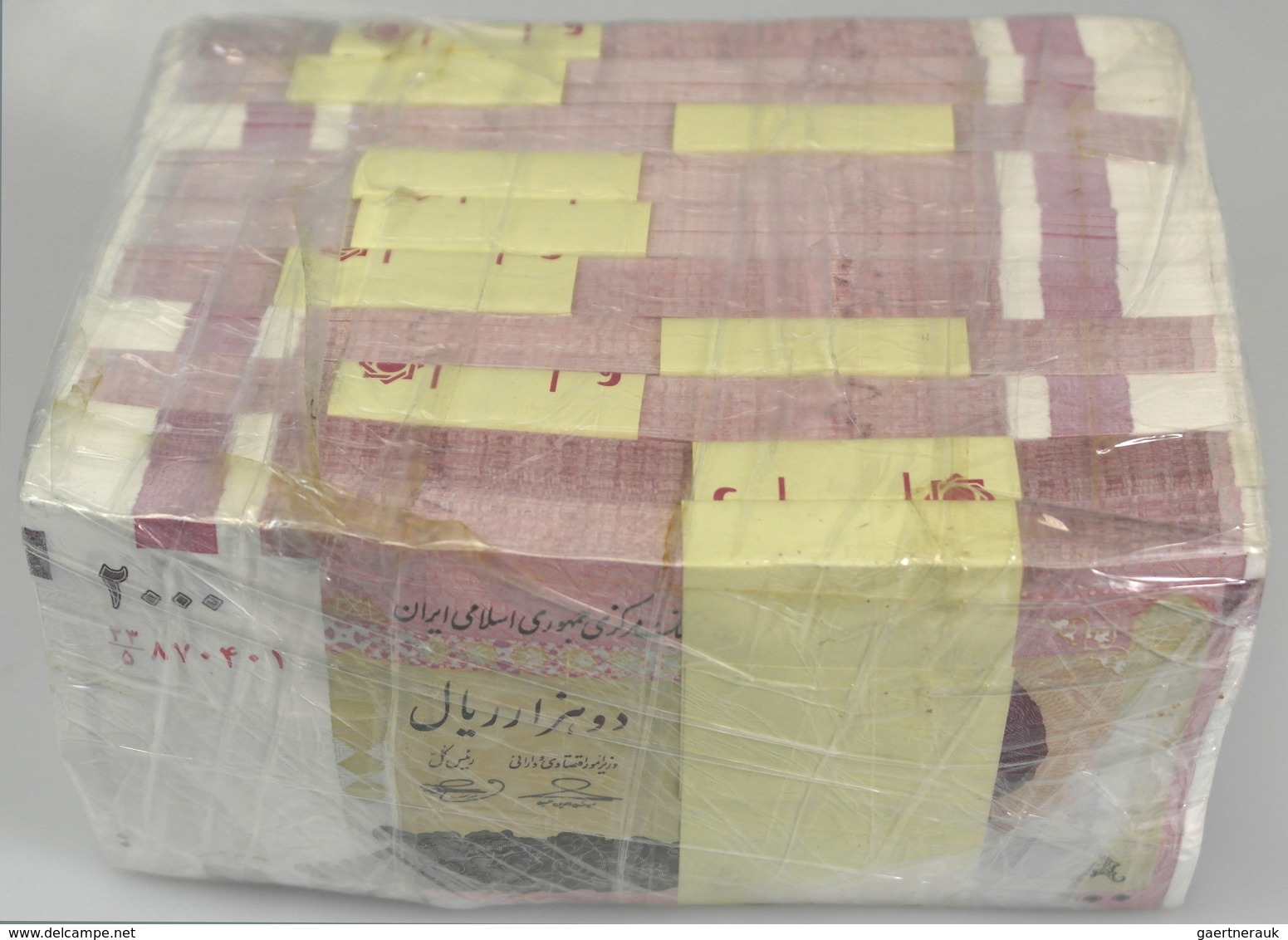 Iran: Complete Original Brick Of 1000 Banknotes 2000 Rials ND P. 144, All Notes In Condition: UNC. ( - Iran