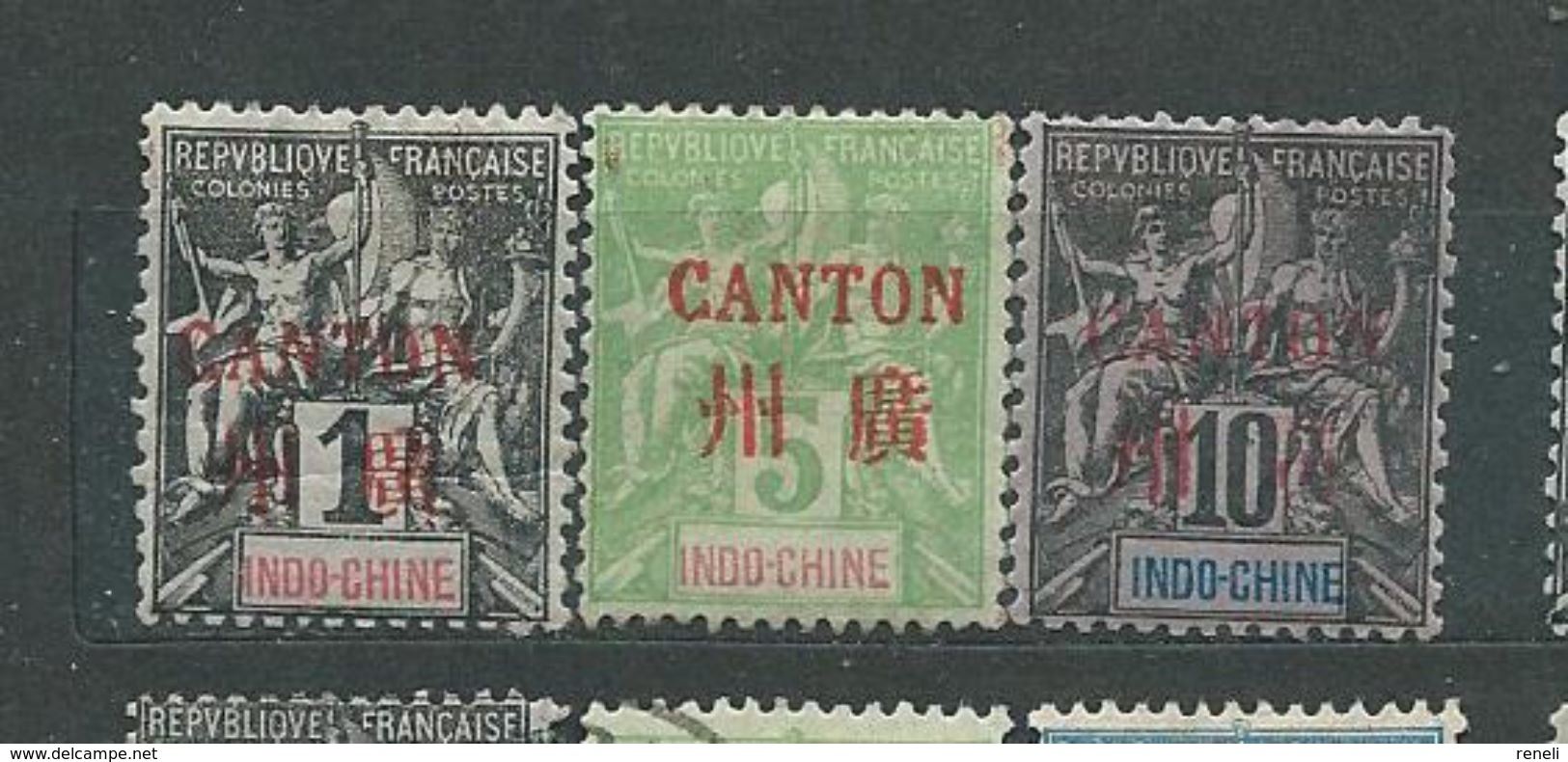 CANTON  LOT  N°  1...6  *  TB - Unused Stamps