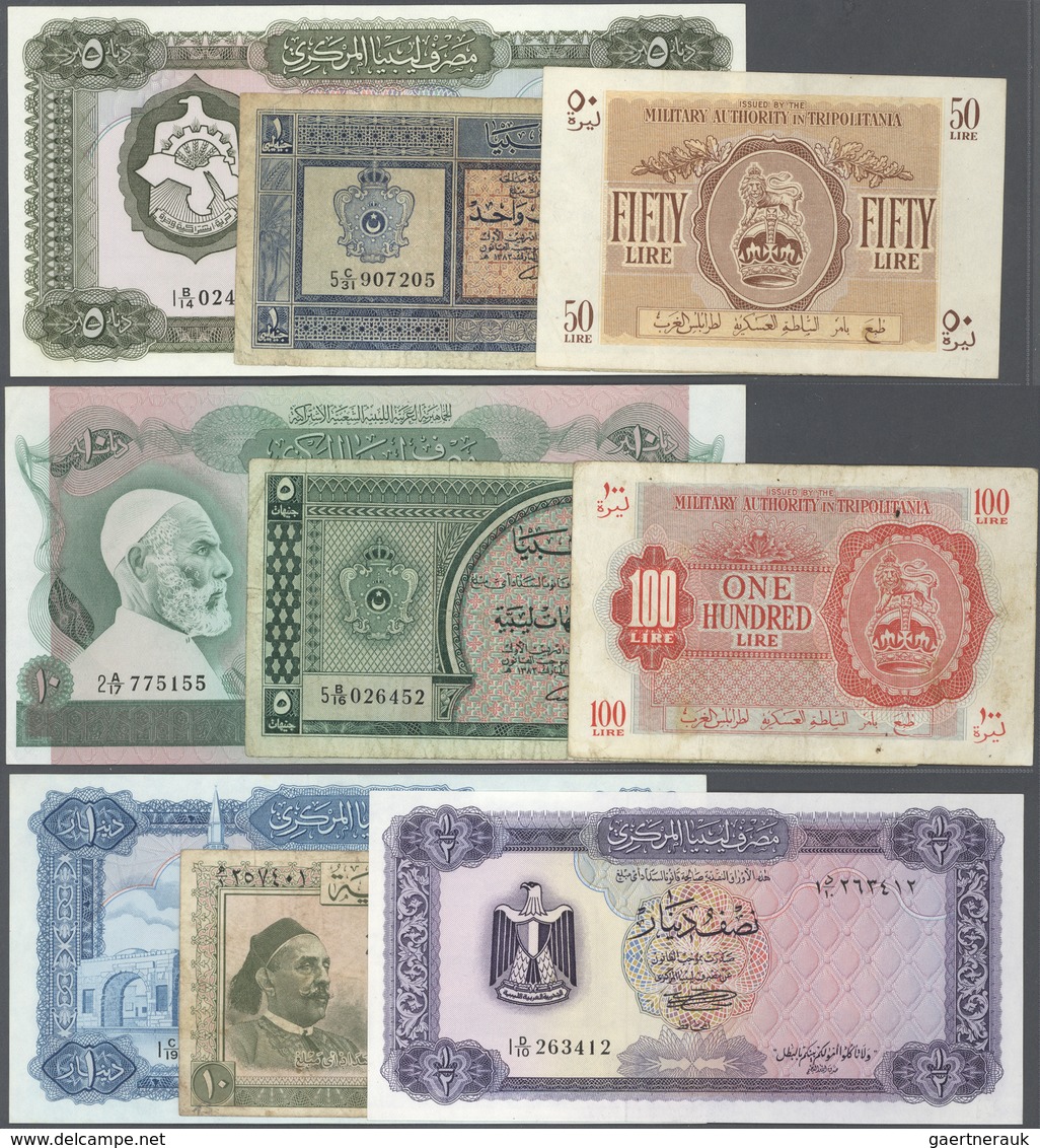 Libya / Libyen: Large Lot About 290 Notes Containing The Following Pick Numbers In Different Quantit - Libya