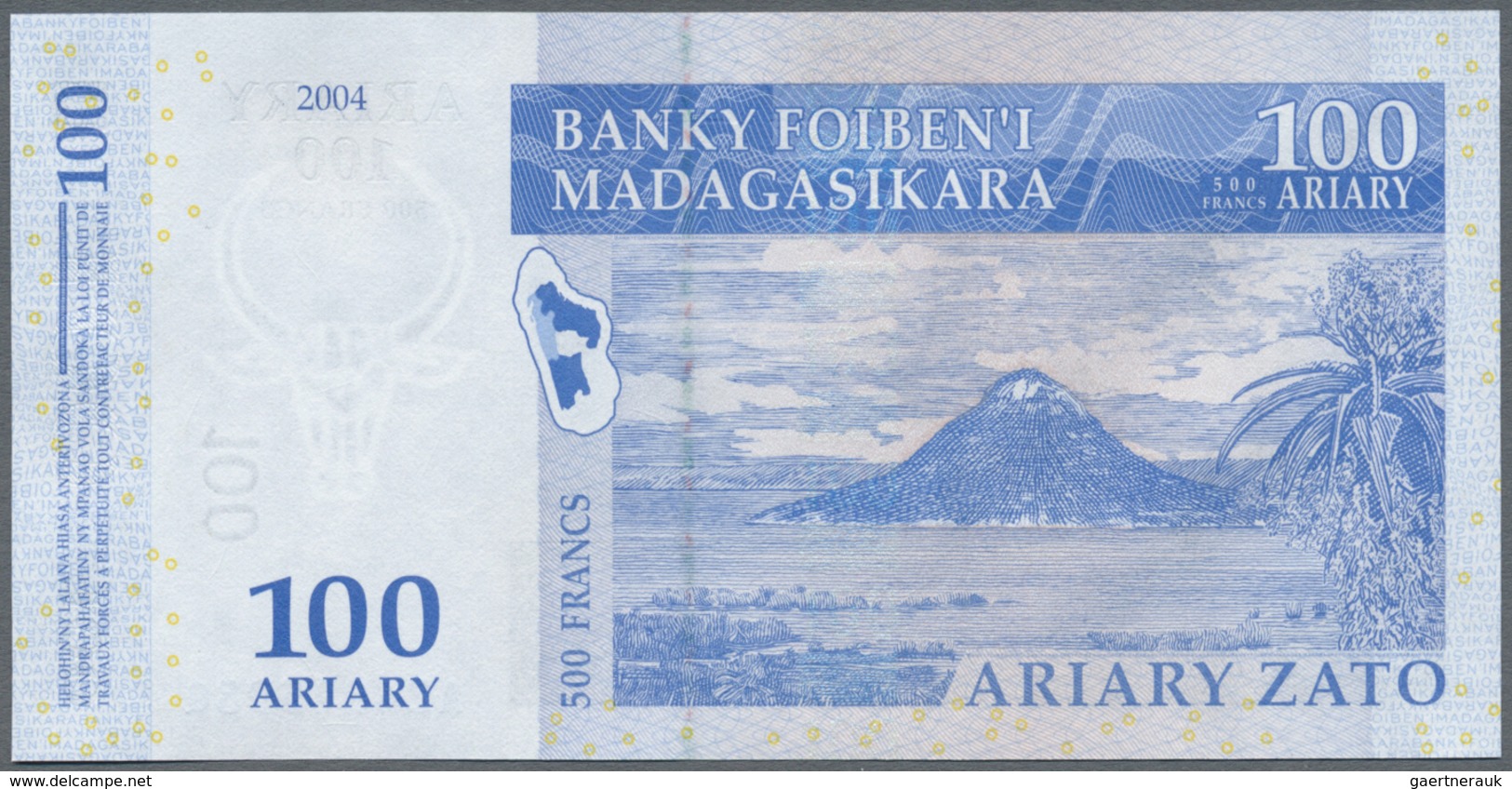 Madagascar: 1994/2008 (ca.), Ex Pick 75-NEW, Quantity Lot With 127 Banknotes In Good To Mixed Qualit - Madagascar