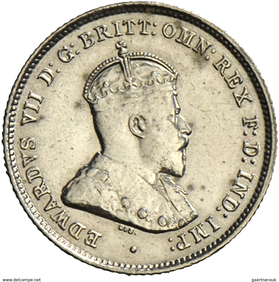 Australien: Lot 2 Stück; Edward VII.-Sixpence 1910 Und Georg V.-Sixpence 1912 (seltener Jahrgang), K - Autres & Non Classés