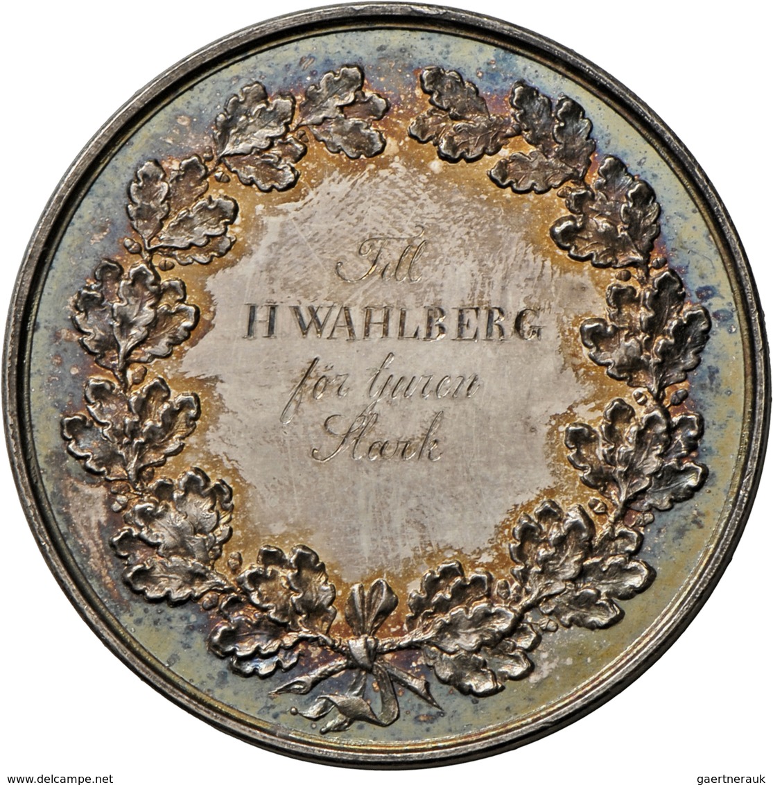 Schweden: Lot 25 Medaillen In Silber Und Bronze, U. A. Ovale Silbermedaille 1772 Von G. Ljungberger, - Suède