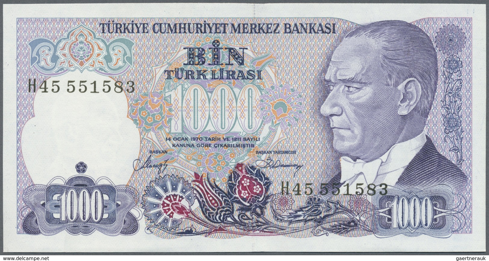 Turkey / Türkei: 1974/1997 (ca.), Ex Pick 187-206, Quantity Lot With 1526 Banknotes In Good To Mixed - Turchia