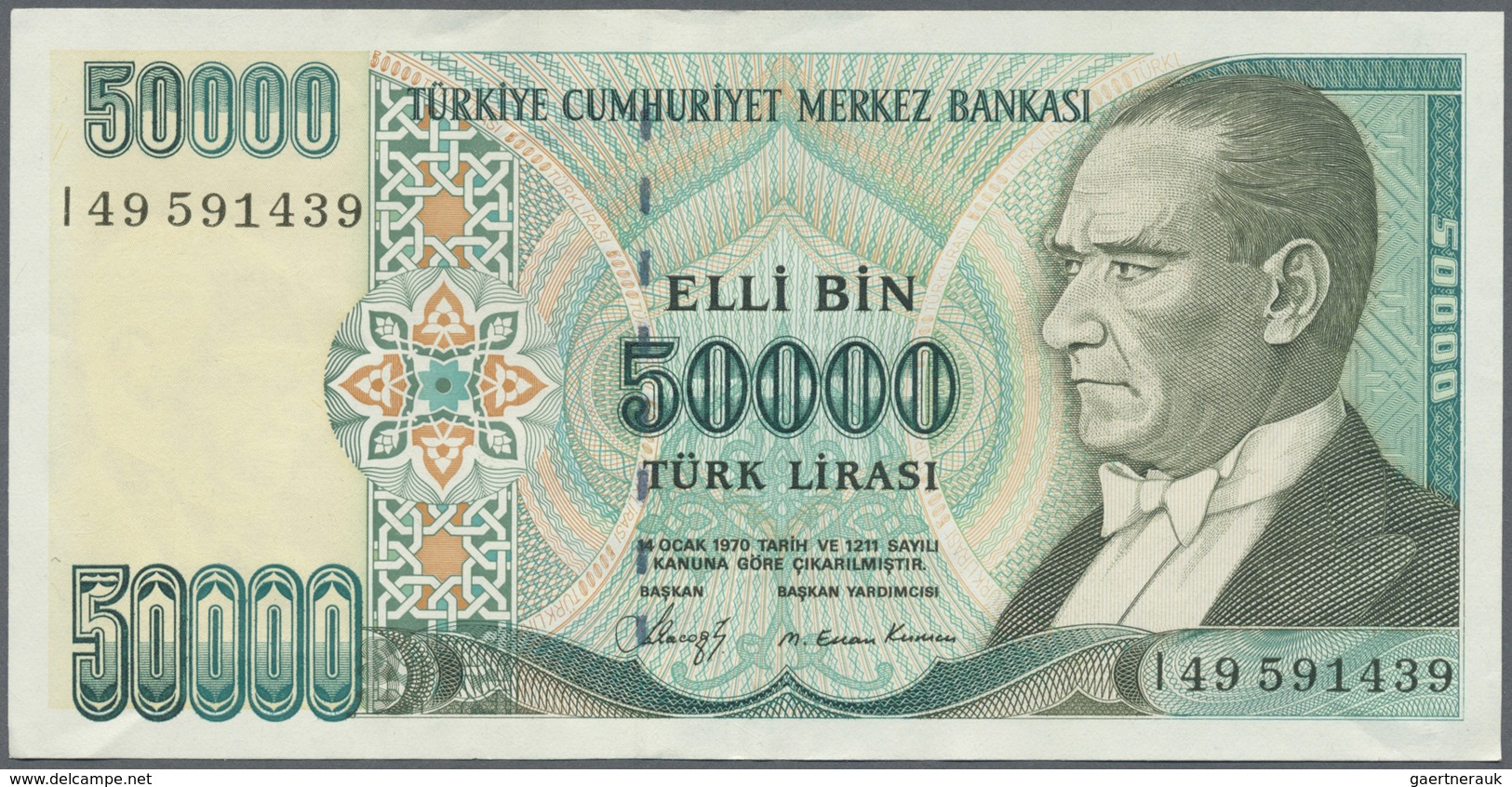 Turkey / Türkei: 1974/1997 (ca.), Ex Pick 187-206, Quantity Lot With 1526 Banknotes In Good To Mixed - Turchia