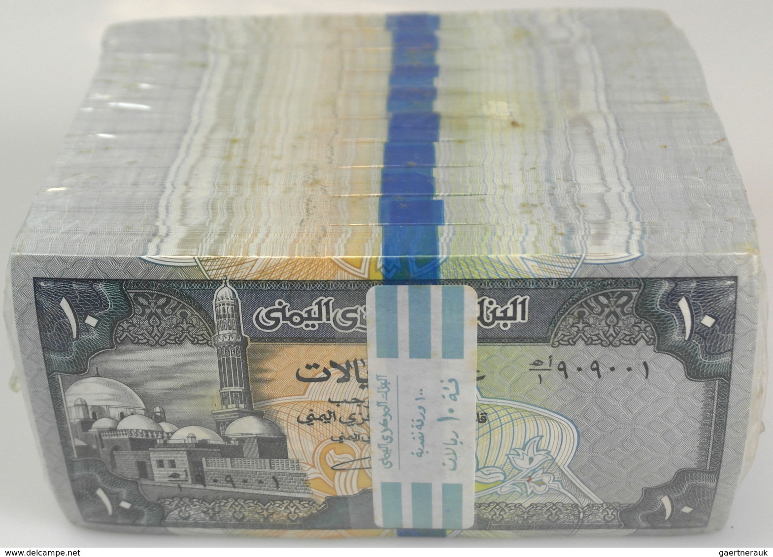 Yemen / Jemen: Original Brick With 1000 Banknotes 10 Riyals ND(1992), P.24, Packed In 10 Bundles Wit - Yemen