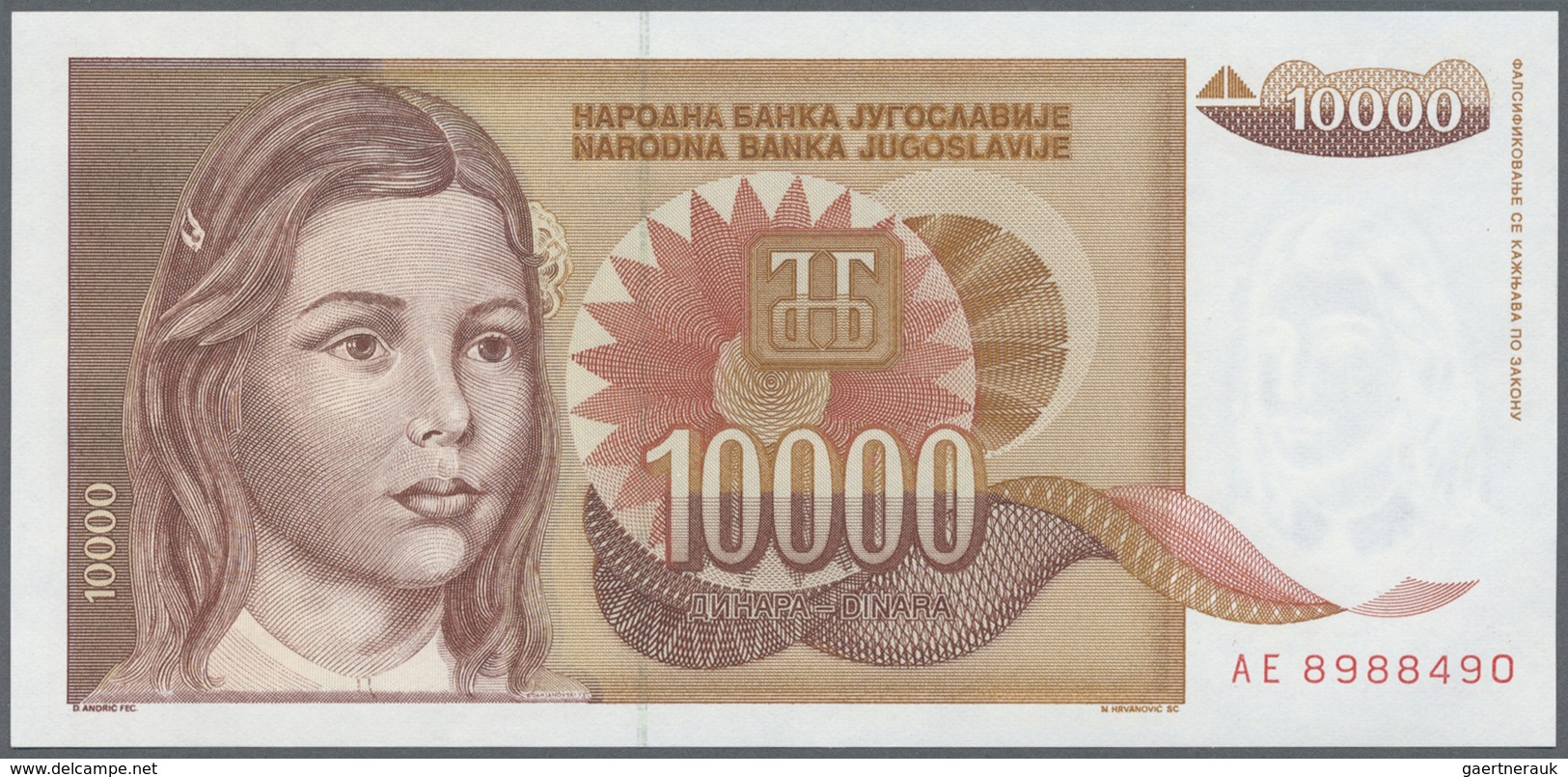 Yugoslavia / Jugoslavien: 1955/2001 (ca.), Ex Pick 69-153, Quantity Lot With 6244 Banknotes In Good - Yugoslavia