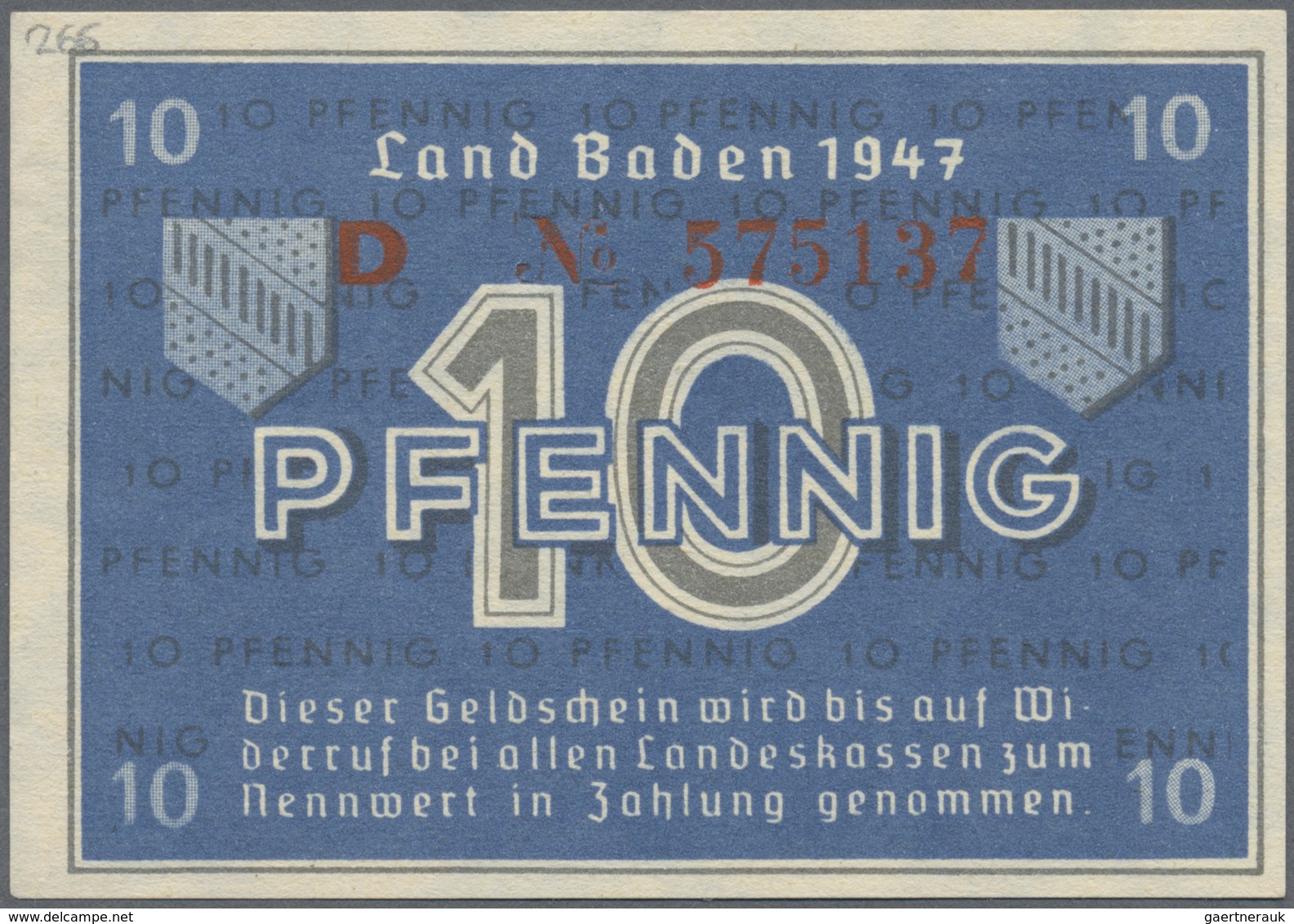 Deutschland - Alliierte Miltärbehörde + Ausgaben 1945-1948: Baden, Staatsschuldenverwaltung, Set Mit - Autres & Non Classés