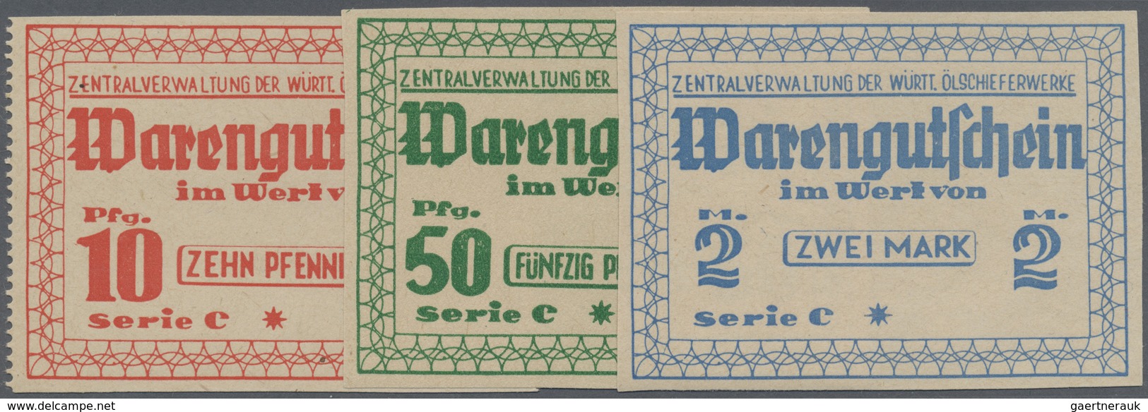 Deutschland - Alliierte Miltärbehörde + Ausgaben 1945-1948: Dotternhausen (Württemberg), Zentralverw - Autres & Non Classés