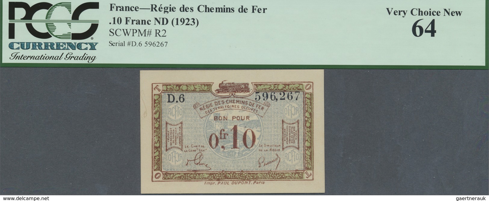 Deutschland - Nebengebiete Deutsches Reich: Régie Des Chemins De Fer Des Territoires Occupés (RCFTO) - Altri & Non Classificati