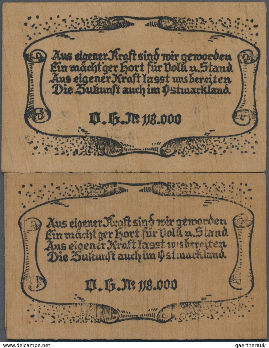 Deutschland - Notgeld Besonderer Art: D.H.V. (Deutschnationaler Handlungsgehilfen Verband), 5, 10 Ma - Autres & Non Classés