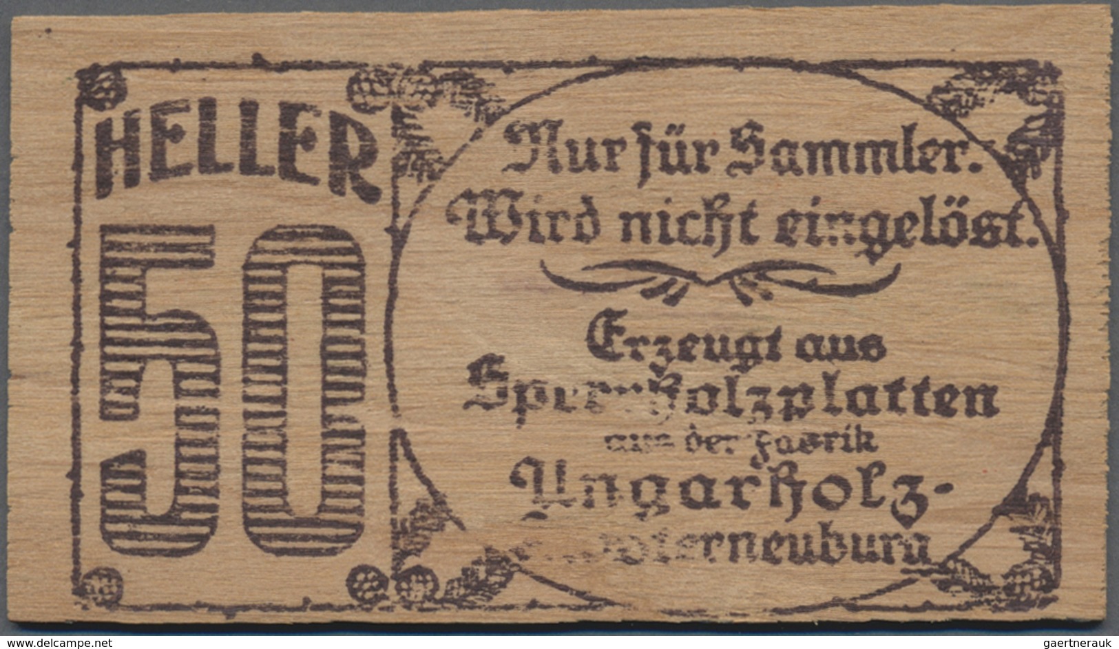 Deutschland - Notgeld besonderer Art: Hadersfeld im Wienerwald (Österreich), Gemeinde, 10, 20, 50 He