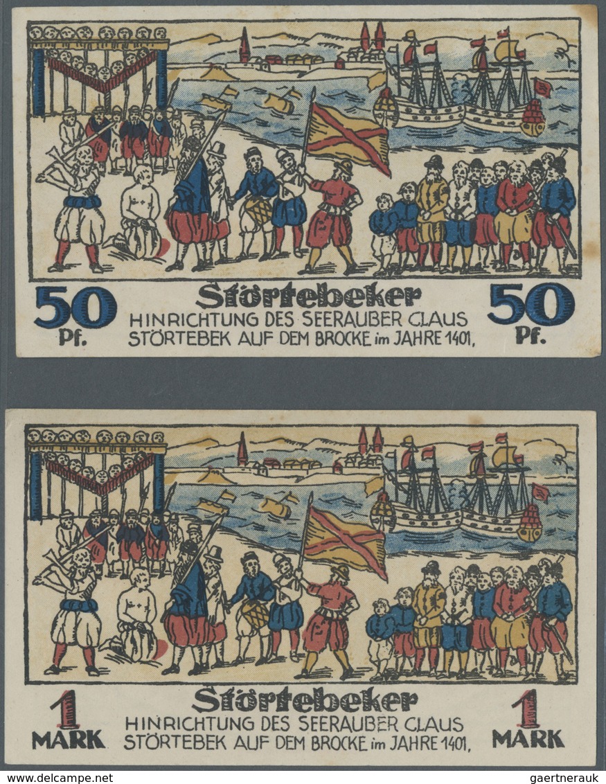 Deutschland - Notgeld - Hamburg: Hamburg, Imperator-Bar, 50 Pf., 1 Mark, O. D. - 31.12.1921, Erh. II - [11] Emissions Locales