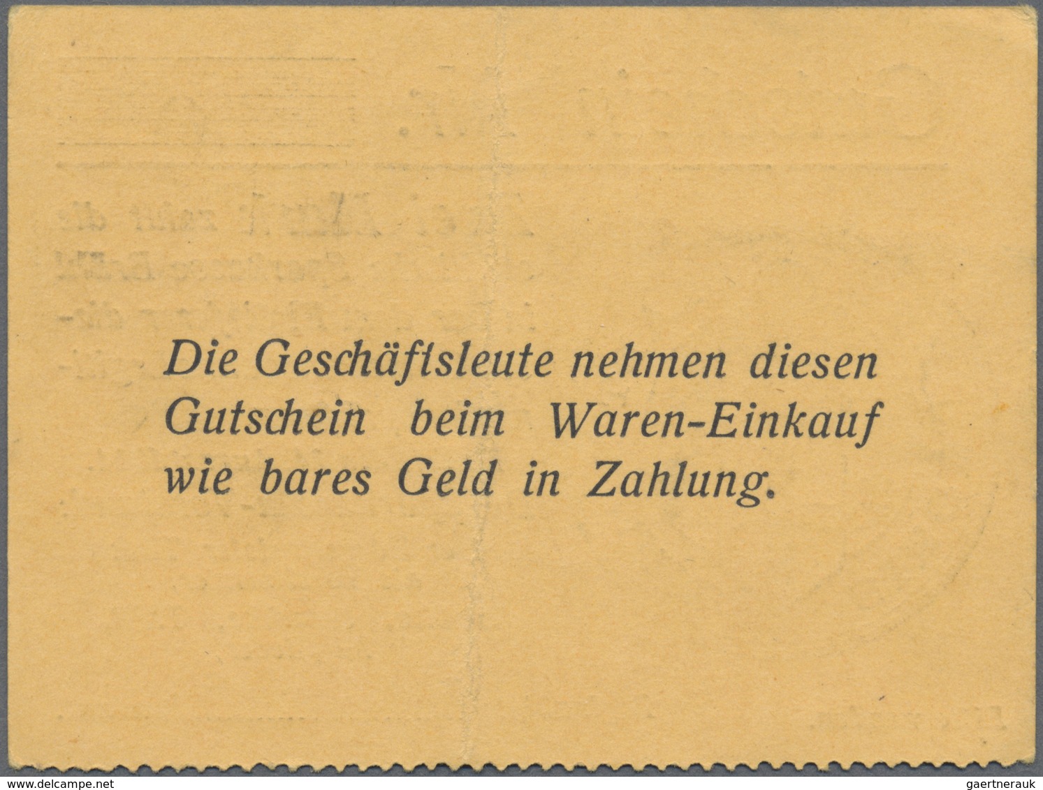 Deutschland - Notgeld - Rheinland: Brühl, Städtische Sparkasse, 2 Mark, 14.8.1914, 4. Zeile Endet Au - [11] Local Banknote Issues