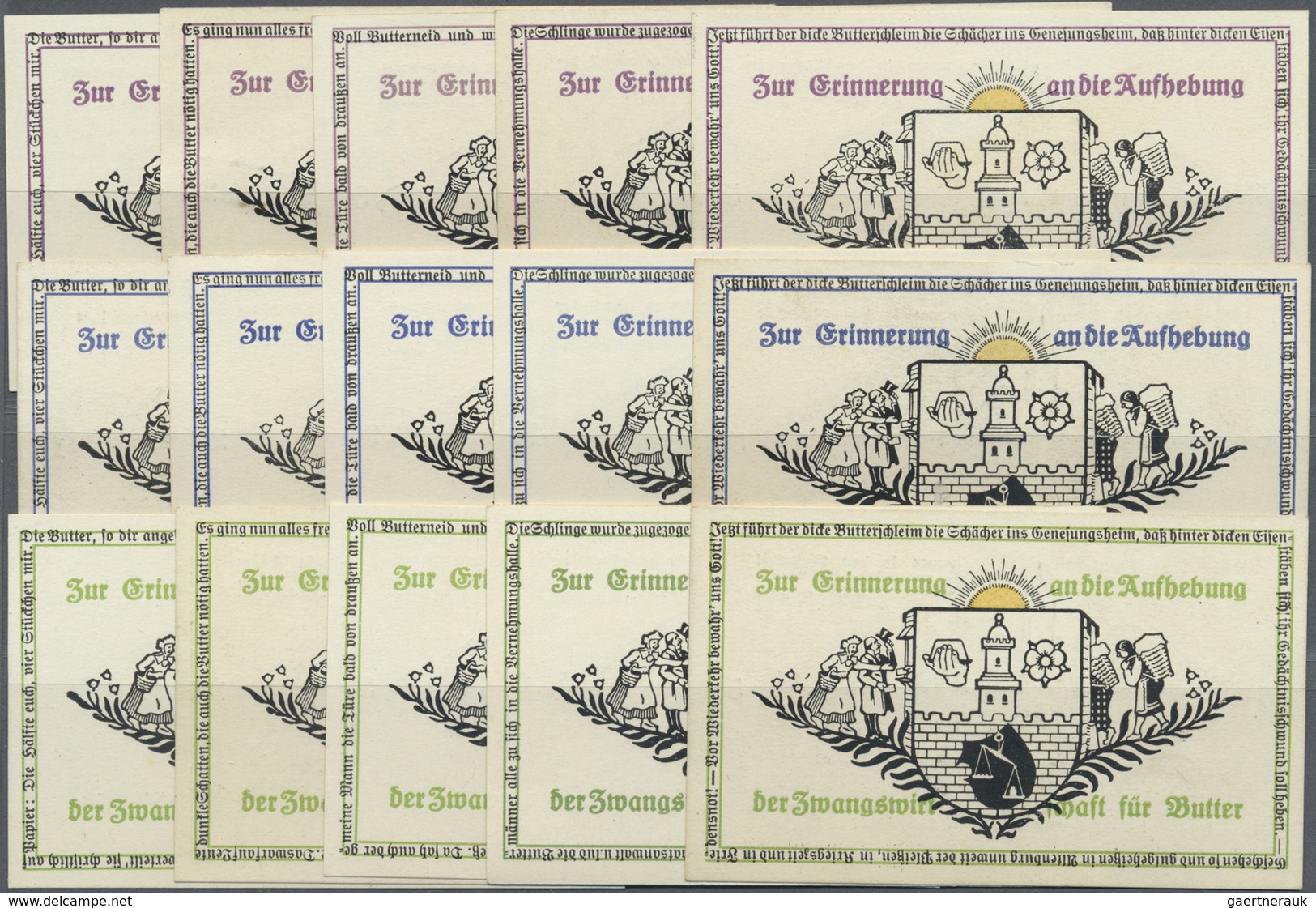 Deutschland - Notgeld - Thüringen: Altenburg, Zur Erinnerung An Die Aufhebung Der Zwangswirtschaft F - [11] Local Banknote Issues