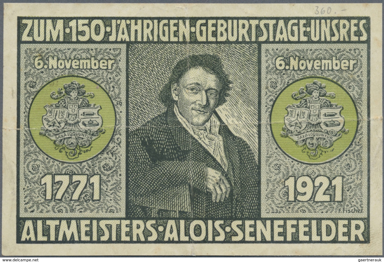 Deutschland - Notgeld - Thüringen: Gera, Zahlstelle Des Verbandes Der Lithographen, Steindrucker Und - [11] Local Banknote Issues