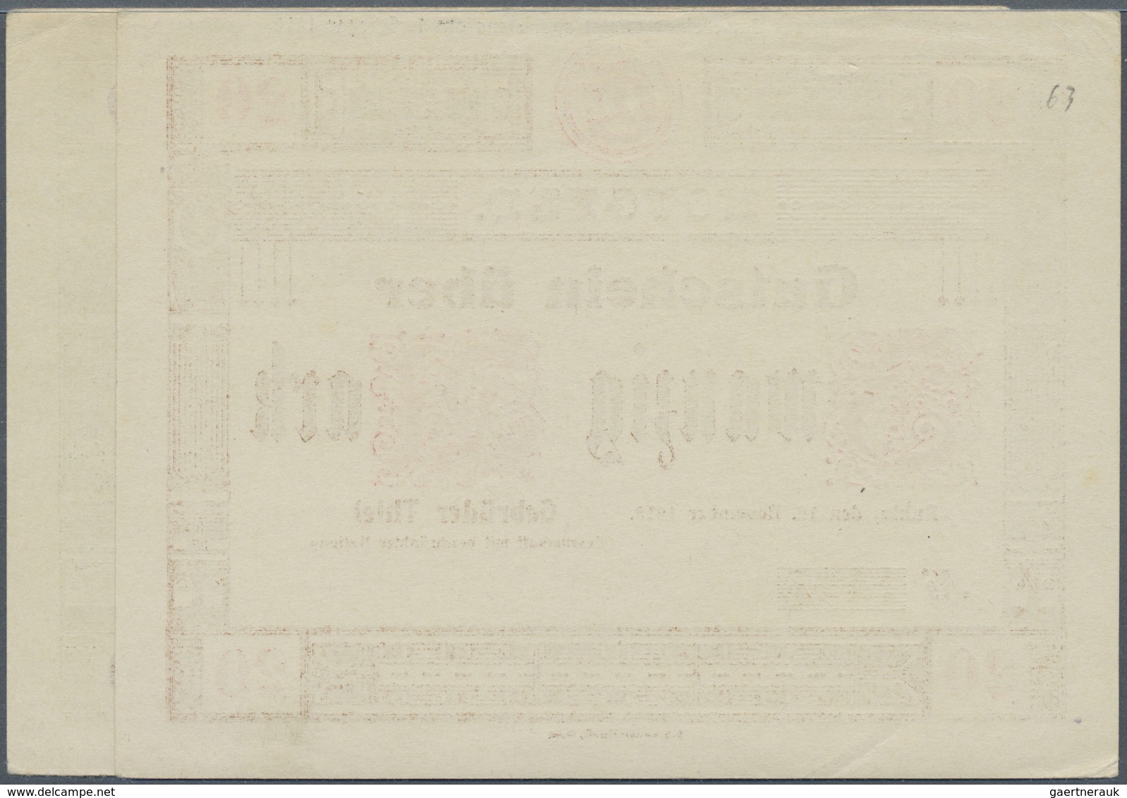 Deutschland - Notgeld - Thüringen: Ruhla, Gebrüder Thiel GmbH, 20, 50 Mark, 16.11.1918 - 1.2.1919 (E - [11] Local Banknote Issues