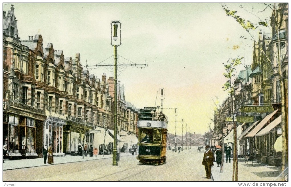 TUCKS PC No. 4784: DEVONSHIRE ROAD, BEXHILL-ON-SEA, SUSSEX ~ Pu1916 ~ NICELY ANIMATED ~ TRAM - Other & Unclassified