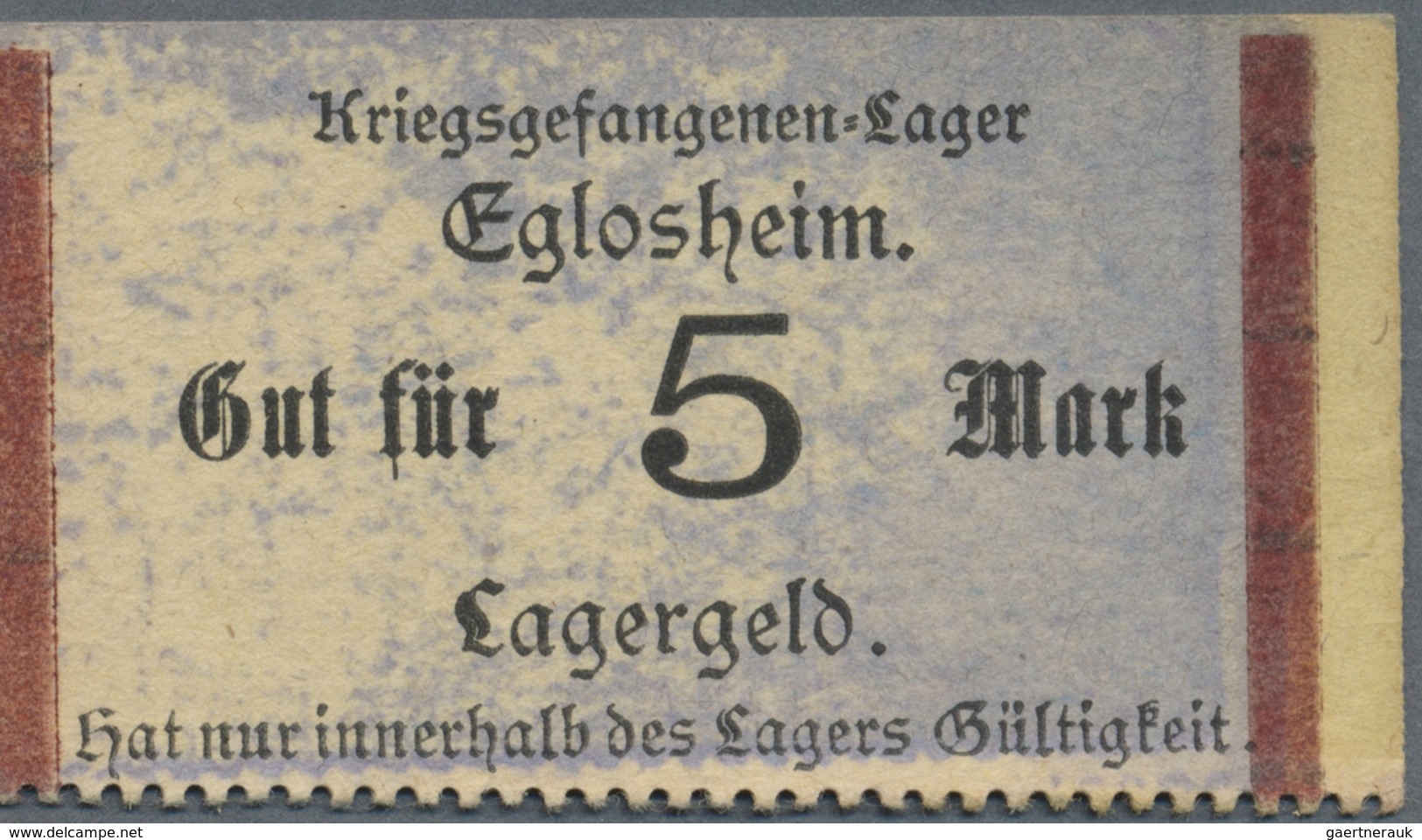 Deutschland - Konzentrations- Und Kriegsgefangenenlager: Eglosheim (Württemberg), Kriegsgefangenlage - Other & Unclassified