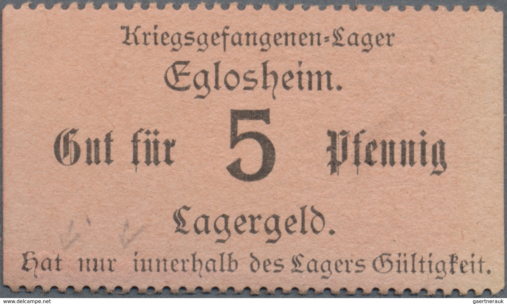 Deutschland - Konzentrations- Und Kriegsgefangenenlager: Eglosheim (Württemberg), Kriegsgefangenlage - Autres & Non Classés