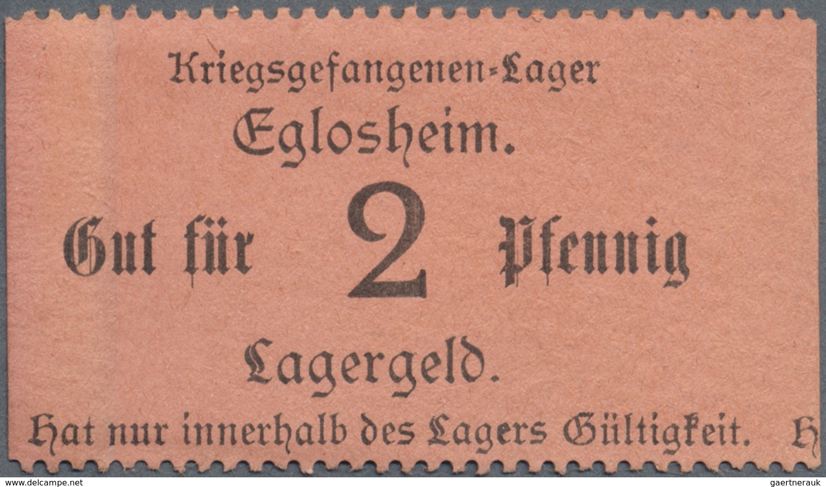 Deutschland - Konzentrations- Und Kriegsgefangenenlager: Eglosheim (Württemberg), Kriegsgefangenlage - Autres & Non Classés