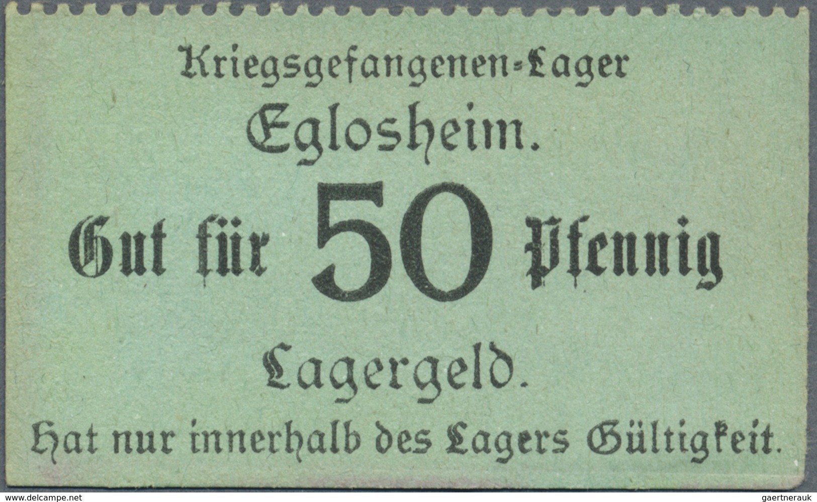 Deutschland - Konzentrations- Und Kriegsgefangenenlager: Eglosheim (Württemberg), Kriegsgefangenlage - Altri & Non Classificati