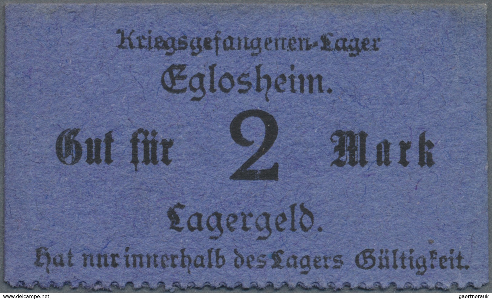 Deutschland - Konzentrations- und Kriegsgefangenenlager: Eglosheim (Württemberg), Kriegsgefangenlage