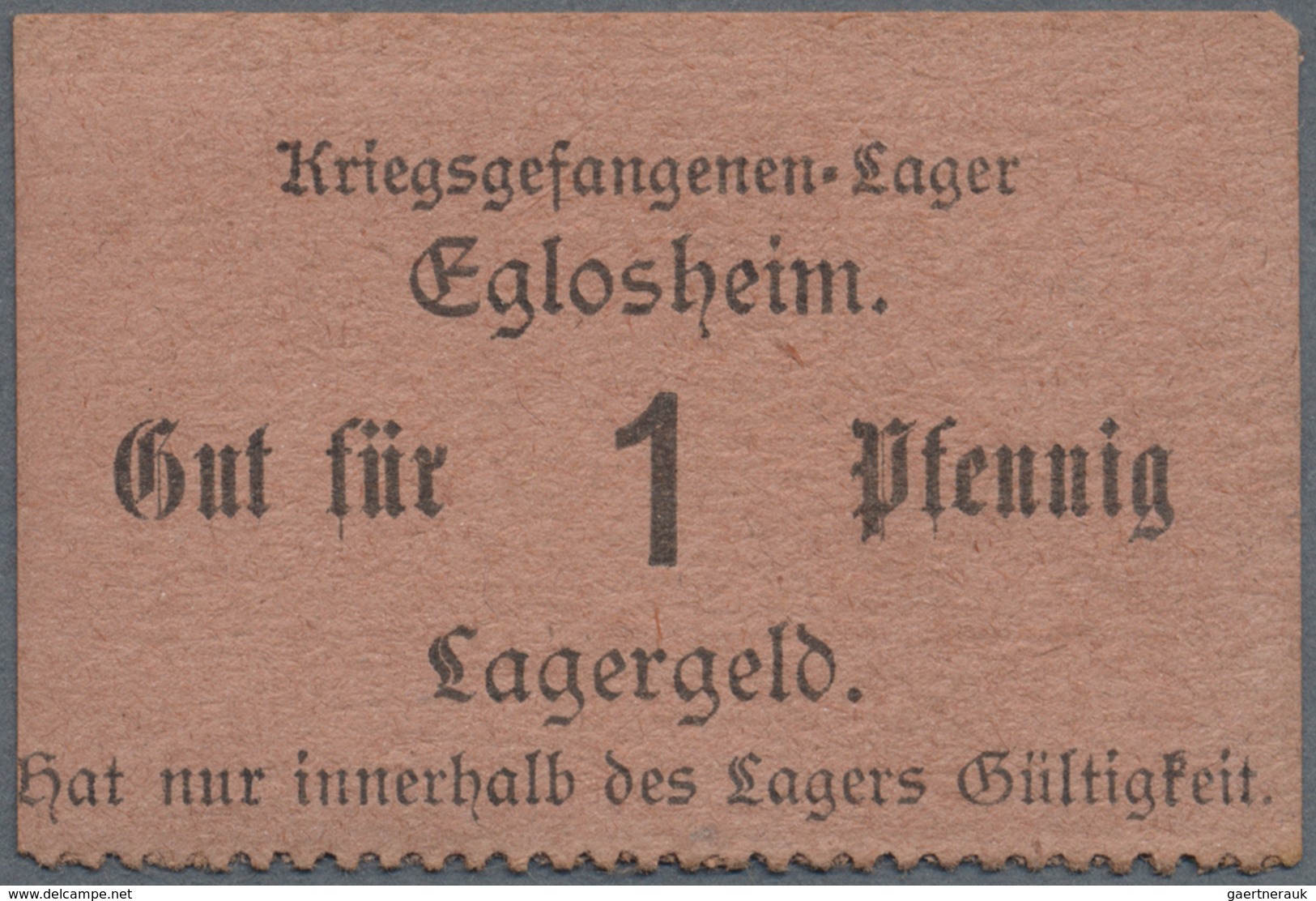 Deutschland - Konzentrations- und Kriegsgefangenenlager: Eglosheim (Württemberg), Kriegsgefangenlage