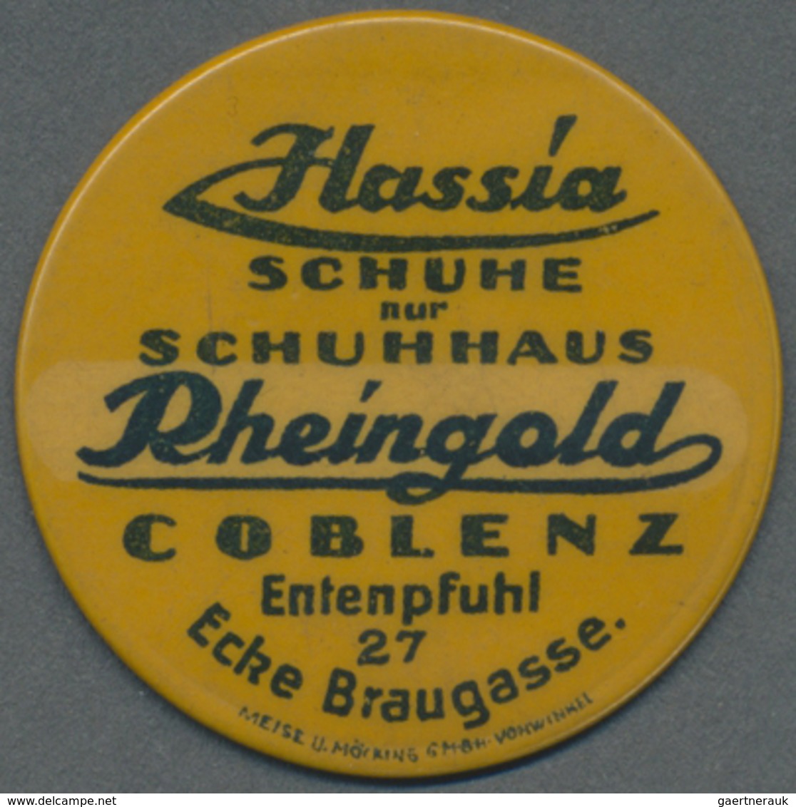 Deutschland - Briefmarkennotgeld: Kapselgeld, 17 Stück Deutschland Mit Coblenz Schuhhaus Rheingold, - Other & Unclassified