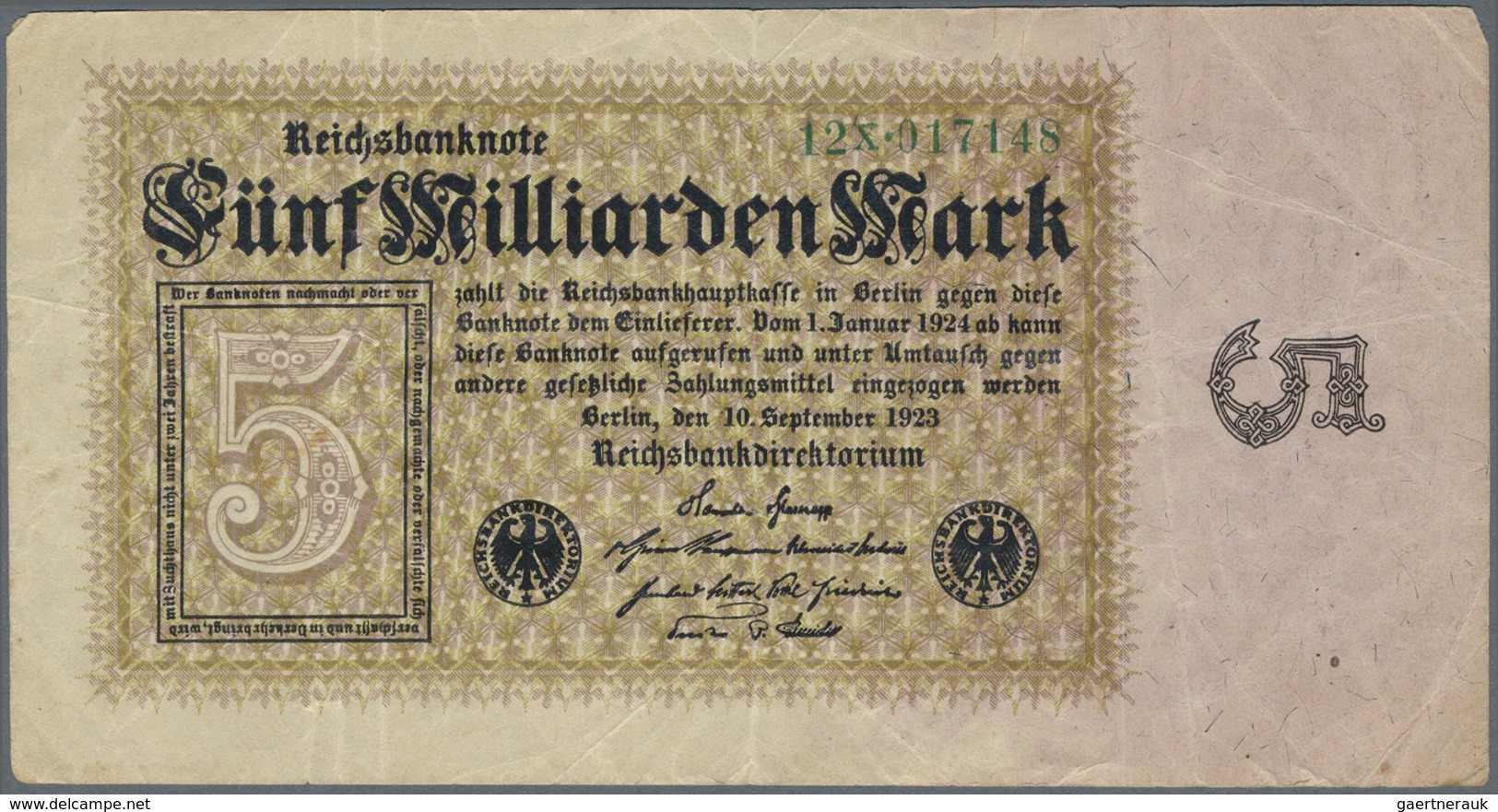 Deutschland - Sonstige: Riesiges Los von Reichsbanknoten, Reichsbahn und Notgeld mit zusammen 2010 B