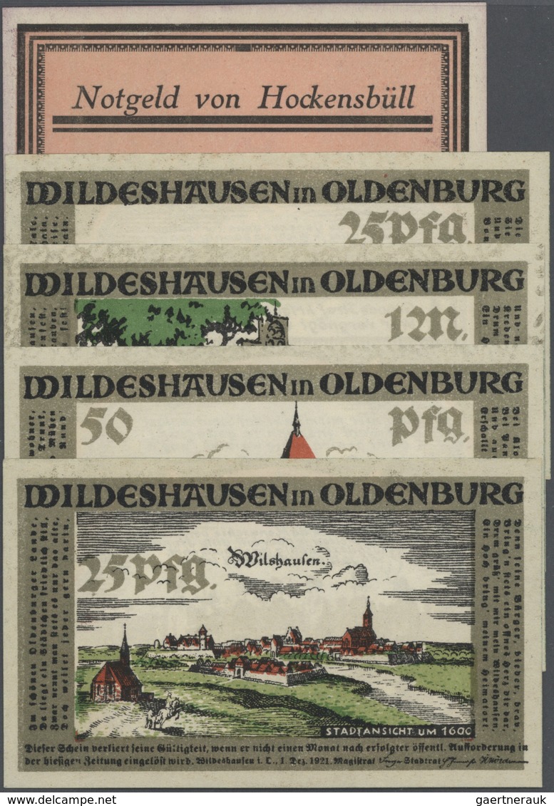 Deutschland - Notgeld: Karton Mit Vier Einsteckalben Mit über 900 Notgeldscheinen. Überwiegend Serie - Altri & Non Classificati