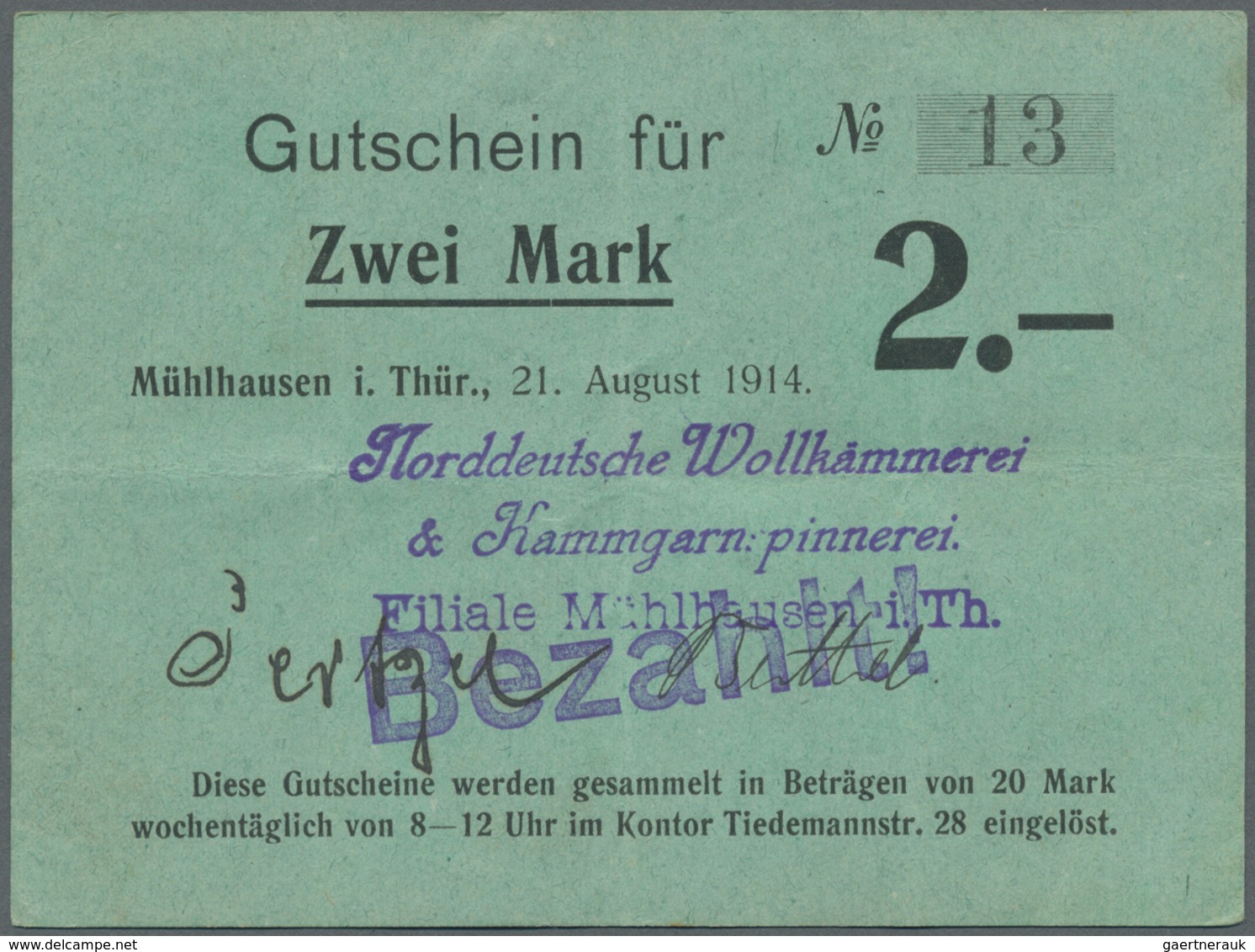 Deutschland - Notgeld: 1914, Lot Von 70 Verschiedenen Scheinen In üblicher Zusammenstellung Und Erha - Autres & Non Classés