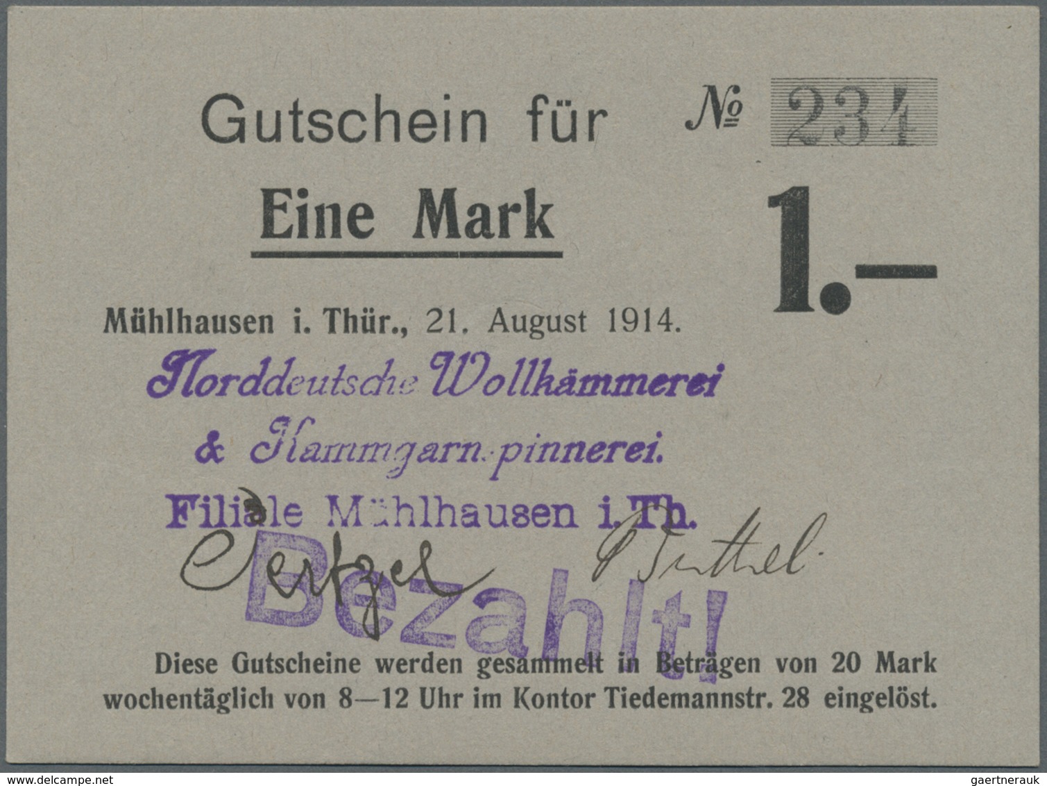 Deutschland - Notgeld: 1914, Lot Von 70 Verschiedenen Scheinen In üblicher Zusammenstellung Und Erha - Autres & Non Classés