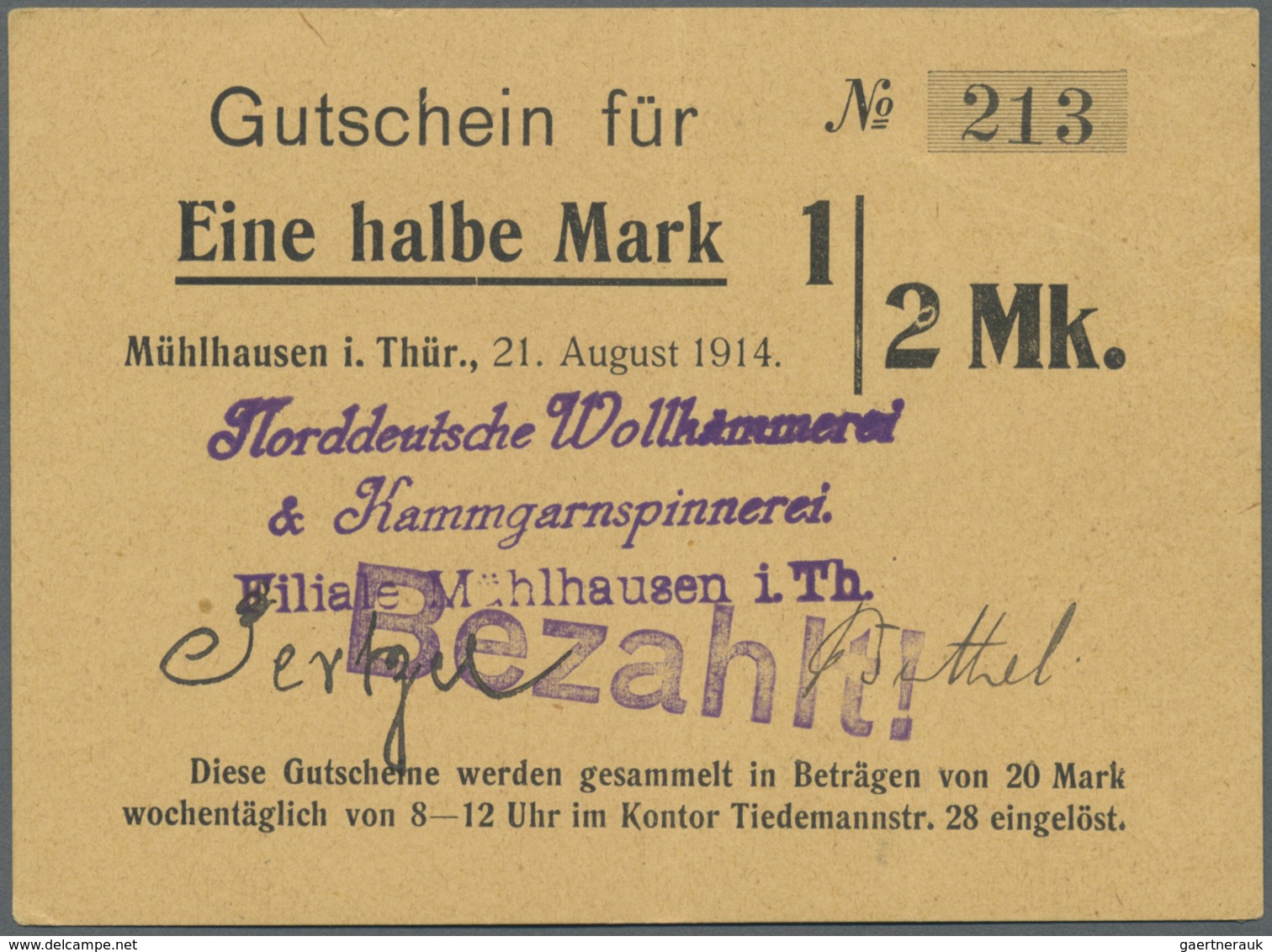 Deutschland - Notgeld: 1914, Lot Von 70 Verschiedenen Scheinen In üblicher Zusammenstellung Und Erha - Autres & Non Classés