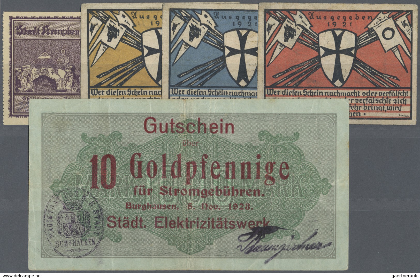 Deutschland - Notgeld - Bayern: Einsteckalbum Mit über 500 Scheinen Der Notenbank, Der Staatsbank So - [11] Local Banknote Issues