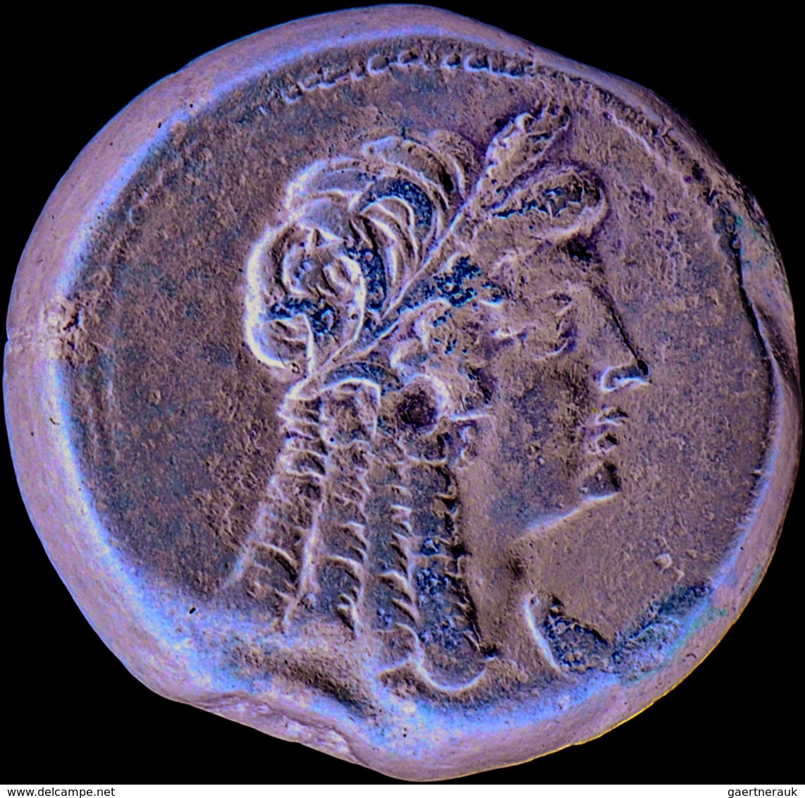 Ägypten - Ptolemäer: Ptolemaios VI. Philometor 180-145 V. Chr.: Bronzemünze,Vs: Isiskopf Mit Ährenkr - Grecques