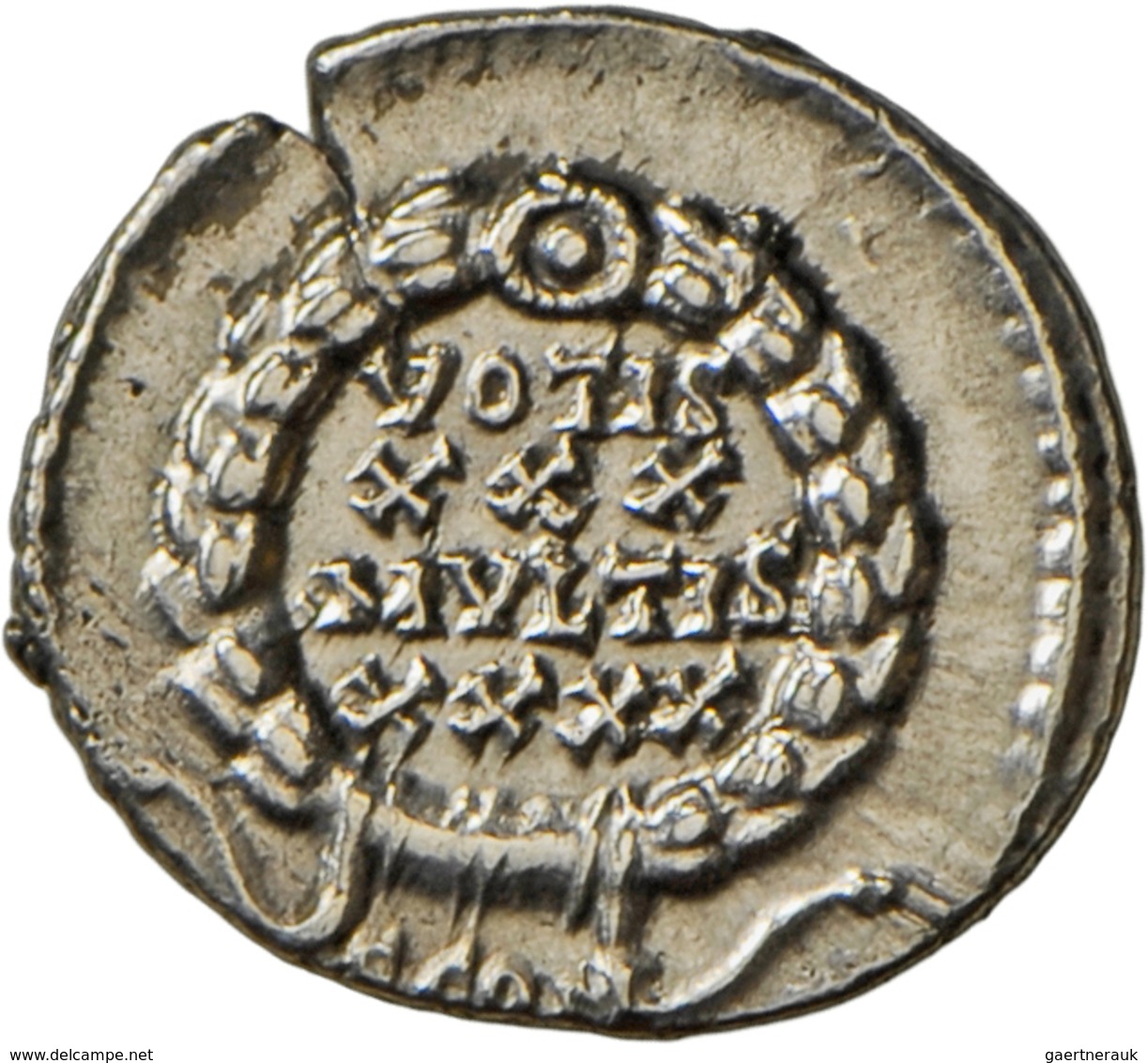 Constantius II. (324 - 337 - 361): AR Siliqua, 2,07g, Mzst. Arelate (353-355 N.). D N CONSTAN TIVS P - The Christian Empire (307 AD To 363 AD)