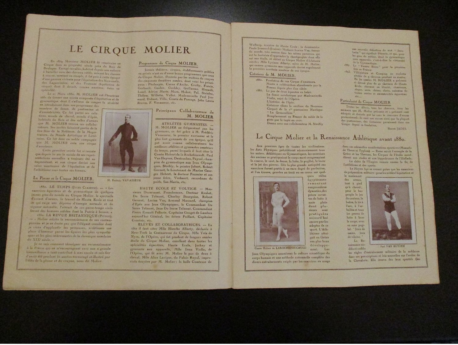 Programme Du Cirque Molier Paris - Circus Circo Zirkus 1930 - Cheval Pub D'époque Hermes Etc...  - 18 Pages - Bill-826 - Programmi