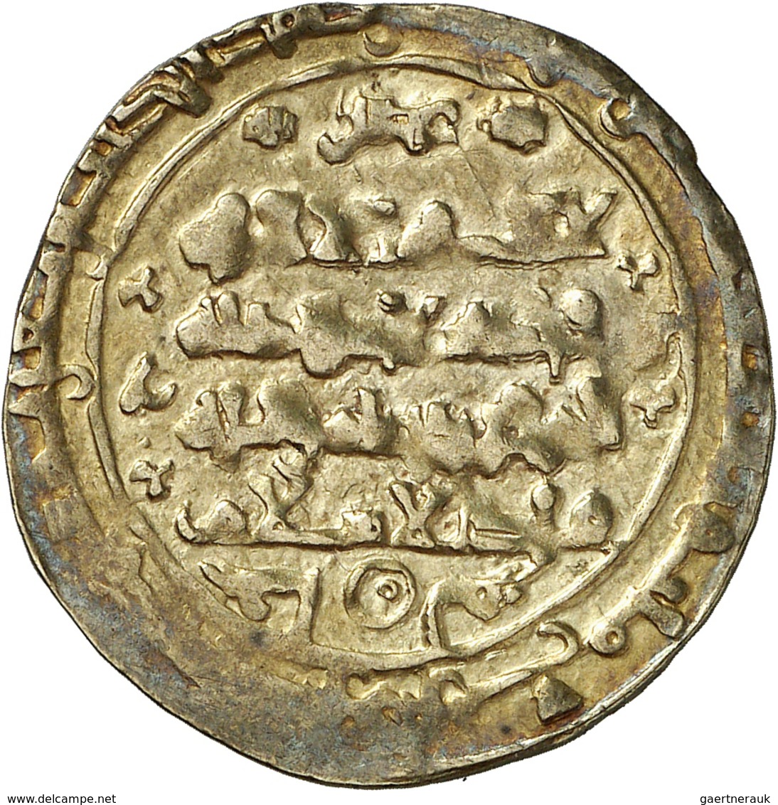 Ghaznawiden: Ibrahim AH 451-492 / AD 1039-1099, Golddinar 1090 AD-Ghazna; 3,33 G, Sehr Schön. - Islamic