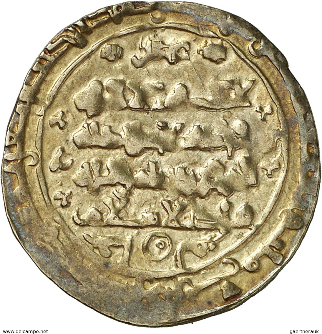 Ghaznawiden: Ibrahim AH 451-492 / AD 1039-1099, Golddinar 1090 AD-Ghazna; 3,33 G, Sehr Schön. - Islamiche