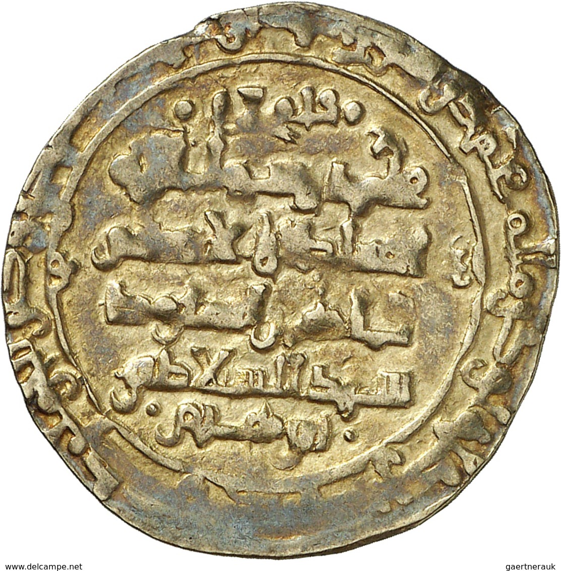 Ghaznawiden: Ibrahim AH 451-492 / AD 1039-1099, Golddinar 1090 AD-Ghazna; 3,33 G, Sehr Schön. - Islamic