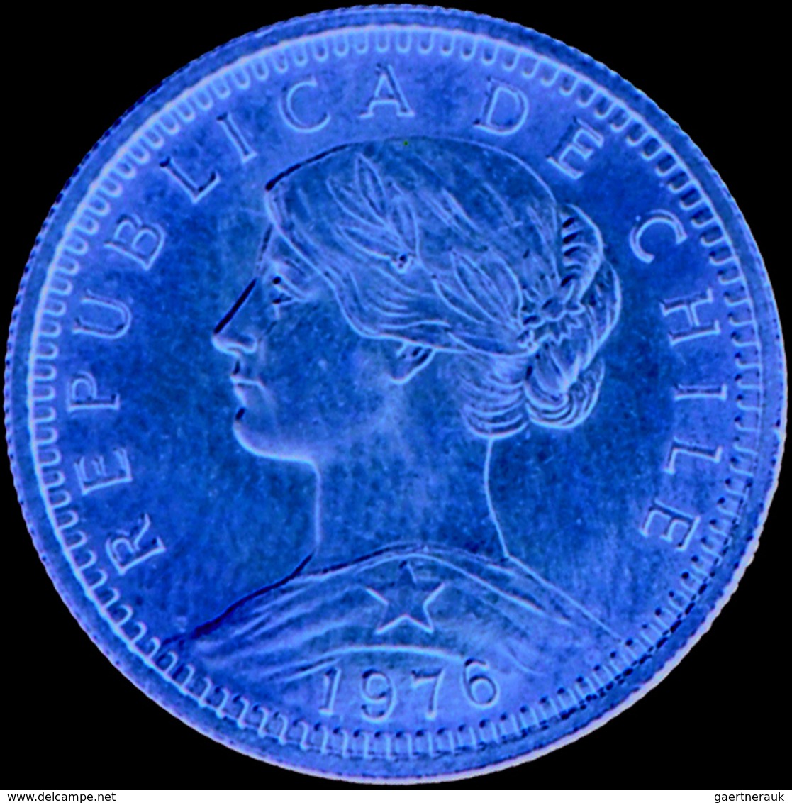 Chile - Anlagegold: 20 Pesos / 2 Condores 1976, KM # 168, Friedberg 56, 4,07g, 900/1000. Vorzüglich. - Chile