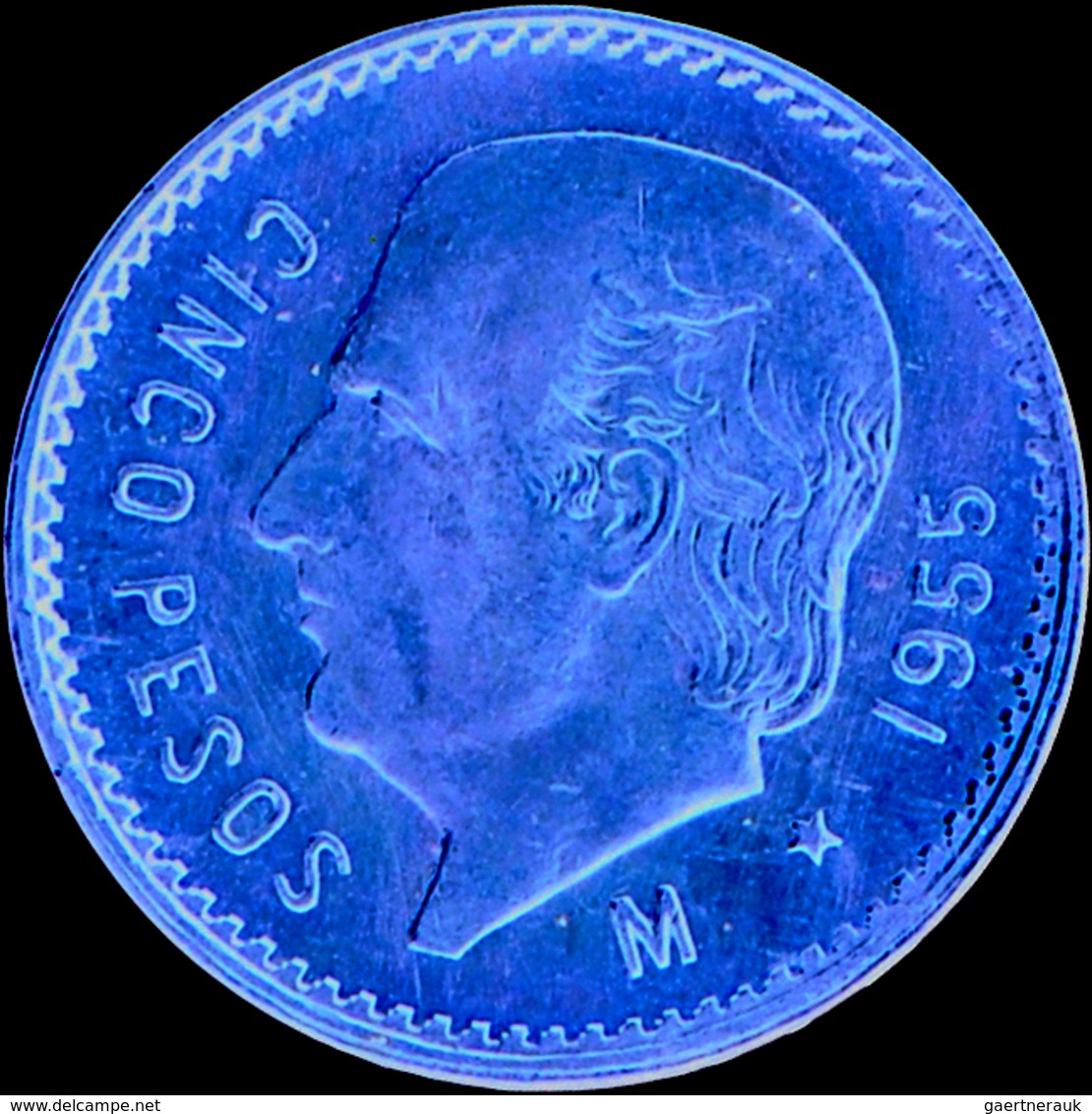 Mexiko - Anlagegold: Lot 3 Goldmünzen: 2 Pesos 1945; 2,5 Pesos 1945; 5 Pesos 1955. - Messico