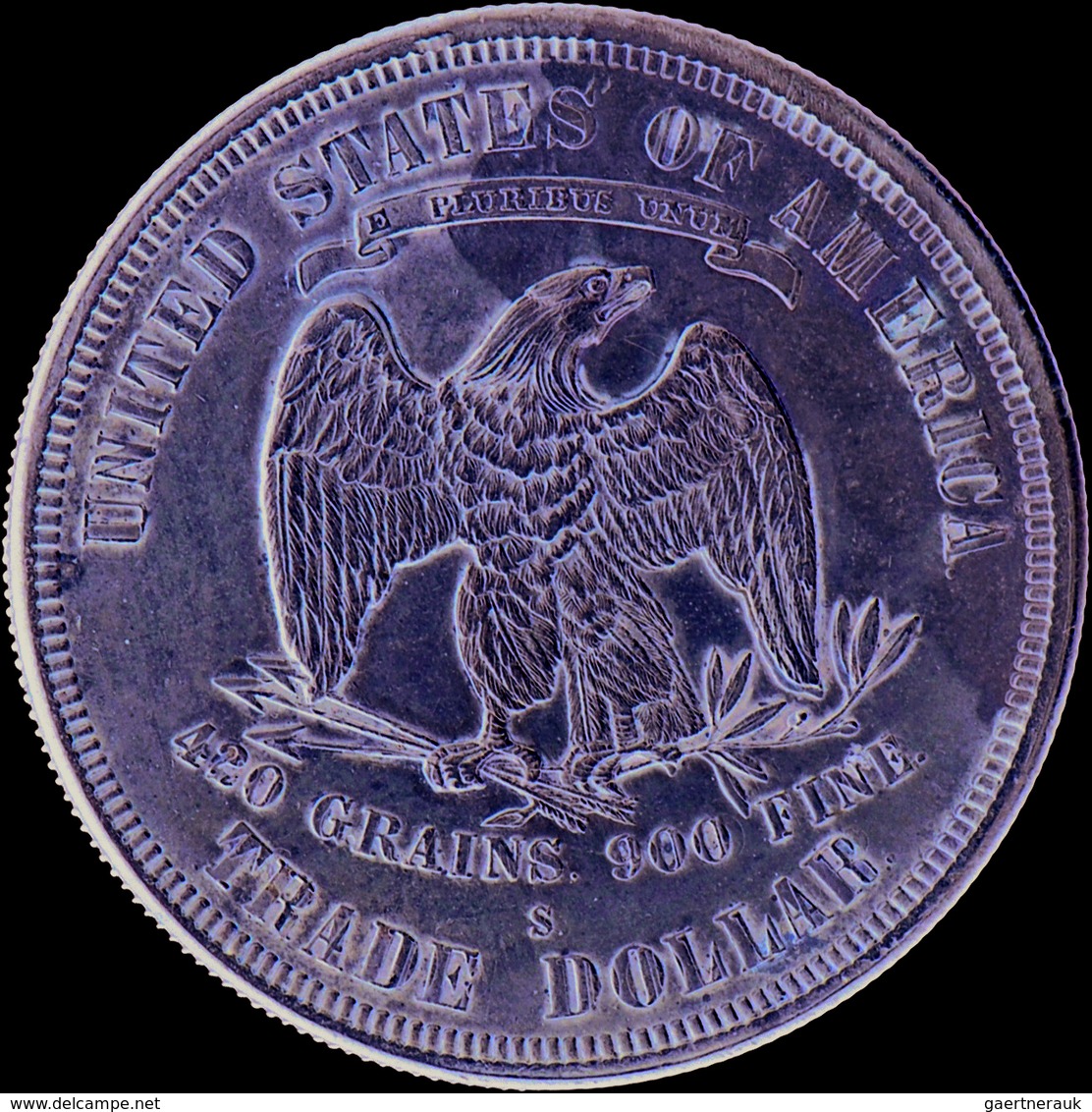 Vereinigte Staaten Von Amerika: 1 USD Trade Dollar 1877 S (San Francisco), Seated Liberty, KM # 108. - Altri & Non Classificati