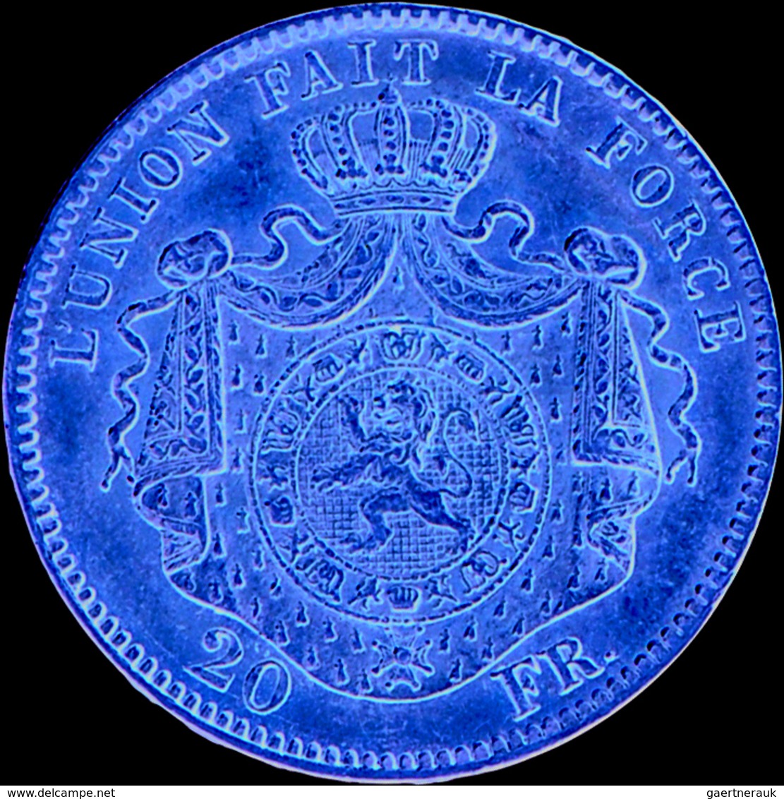 Belgien - Anlagegold: Leopold II. 1865-1909: 20 Francs 1869 LW (Pos. A), KM# 32, Friedberg 412, 6,45 - Autres & Non Classés
