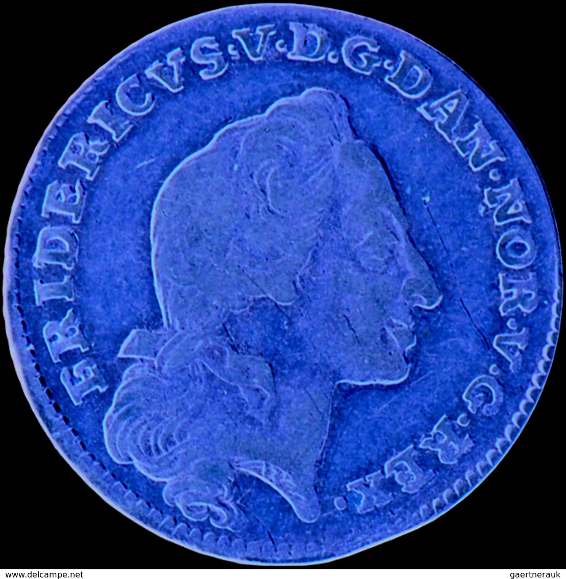 Dänemark: Frederik V 1746-1766: Dukat (12 Mark) 1761, Friedberg 269. 3,02 G. Schön. - Danimarca